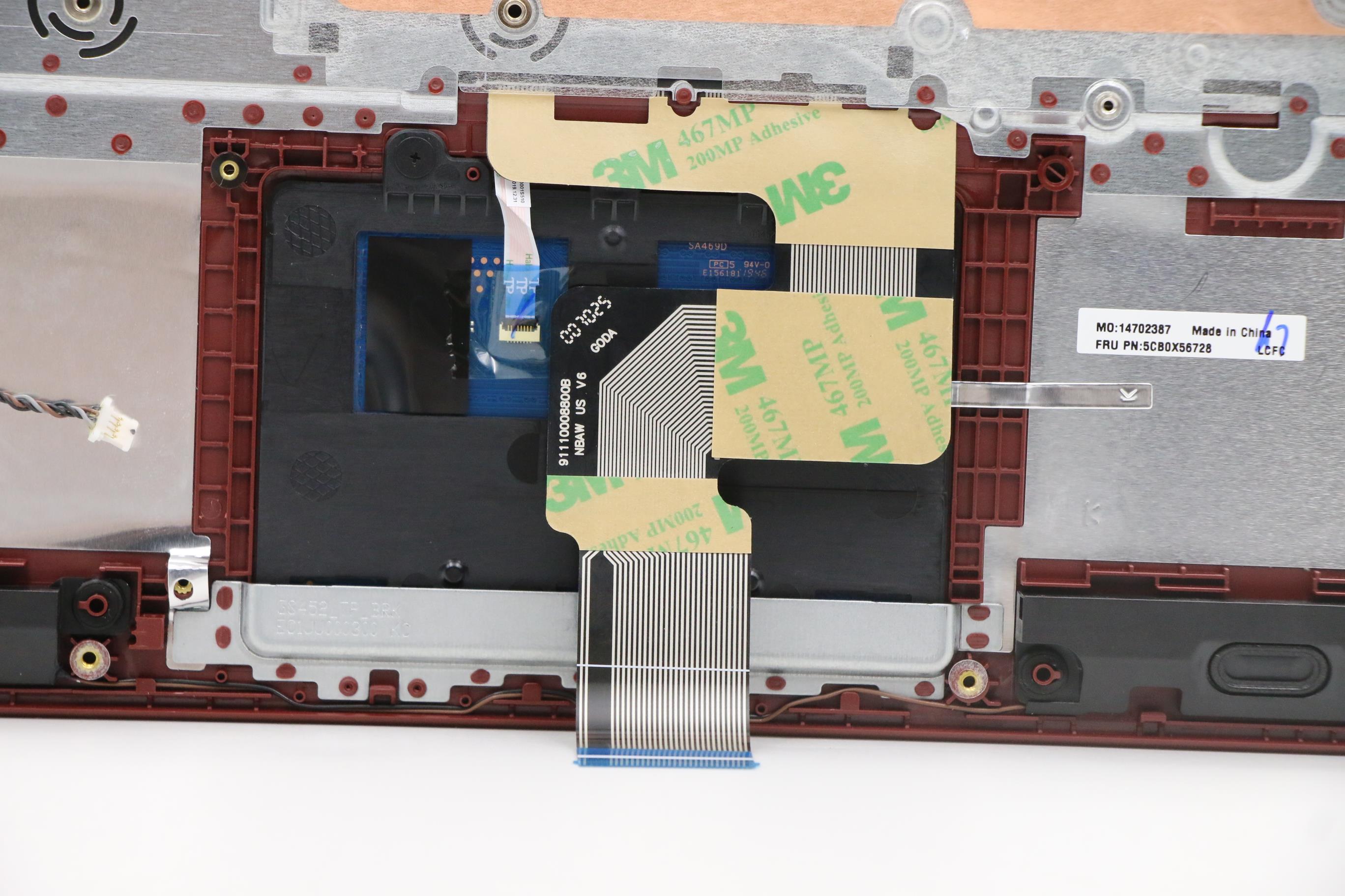 5CB0X56728 - Original Lenovo UpperCaseASM_US INTEL81WANFPCRDDIS