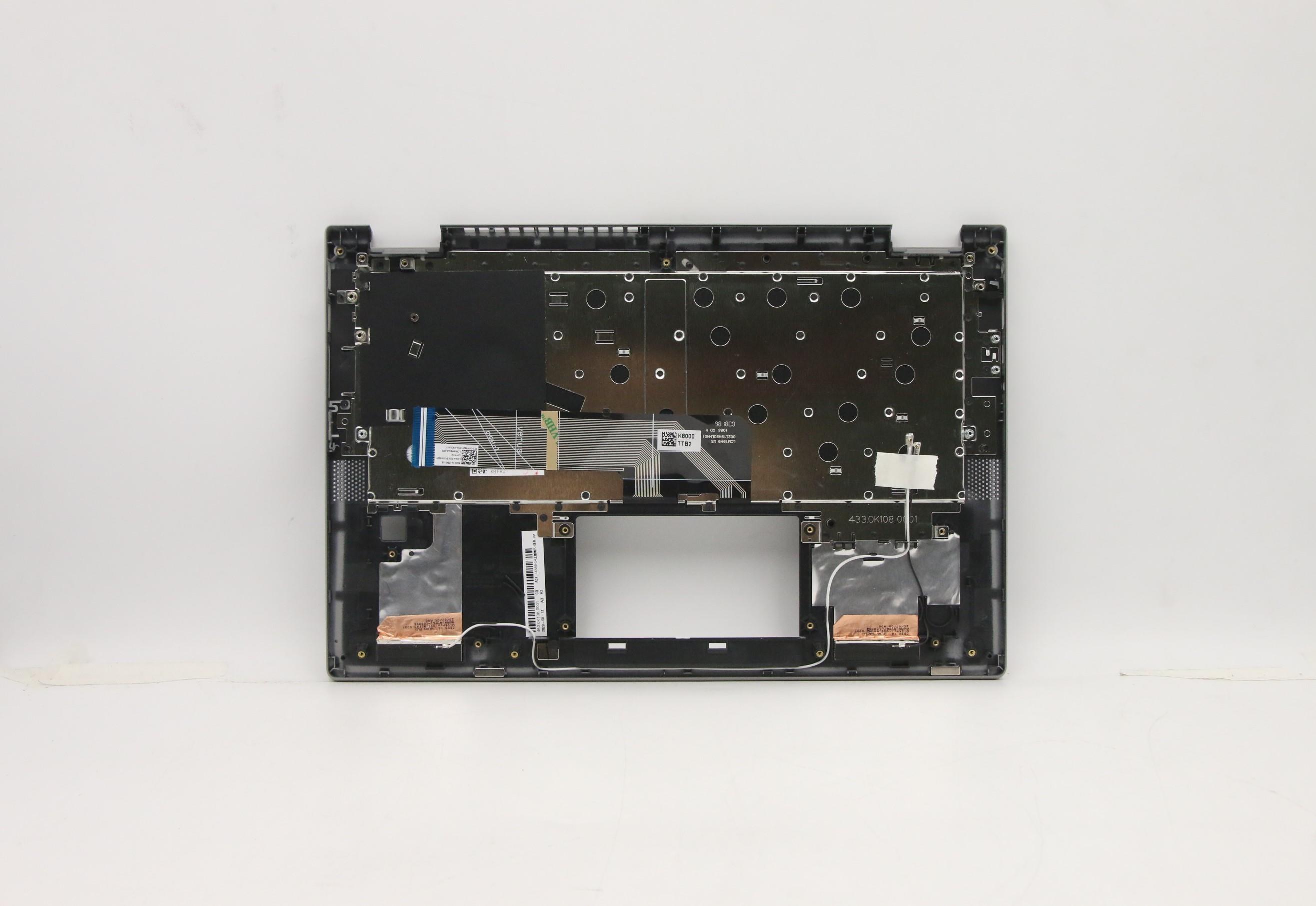 5CB0Y85395 - Original Lenovo Keyboard with Top cover, English, Platinum Grey, Non_Backlight