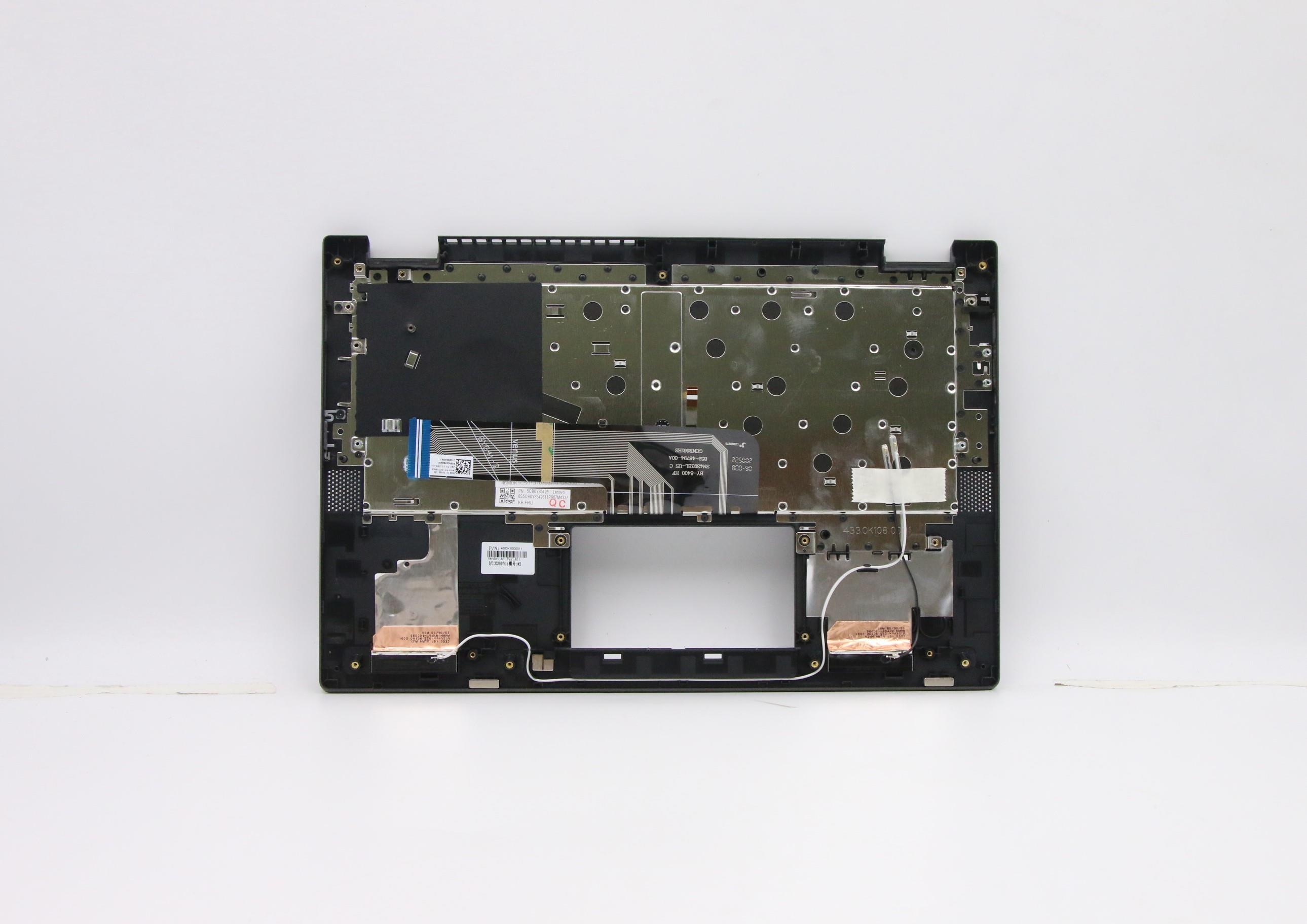 5CB0Y85426 - Original Lenovo Keyboard with Top cover, English, Grey, Backlight, Non_Fingerprint