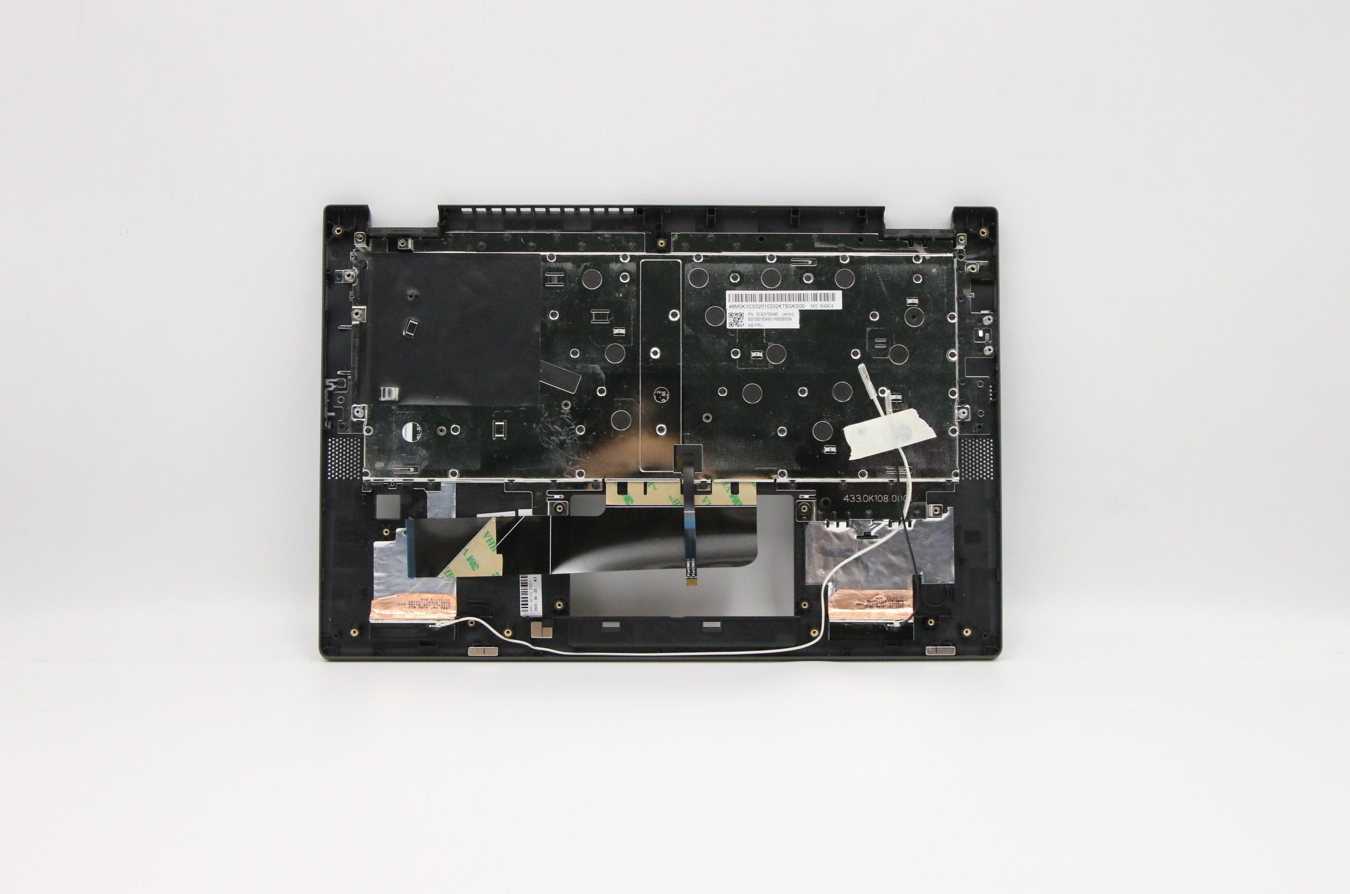 5CB0Y85490 - Original Lenovo Keyboard with Top cover, English, Grey, Backlight