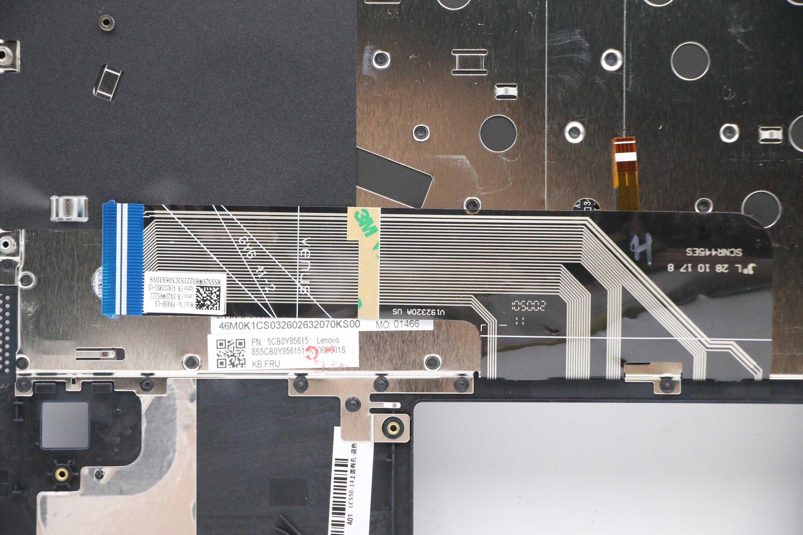 5CB0Y85615 - Original Lenovo Upper Case ASM_US W 81X1 LT