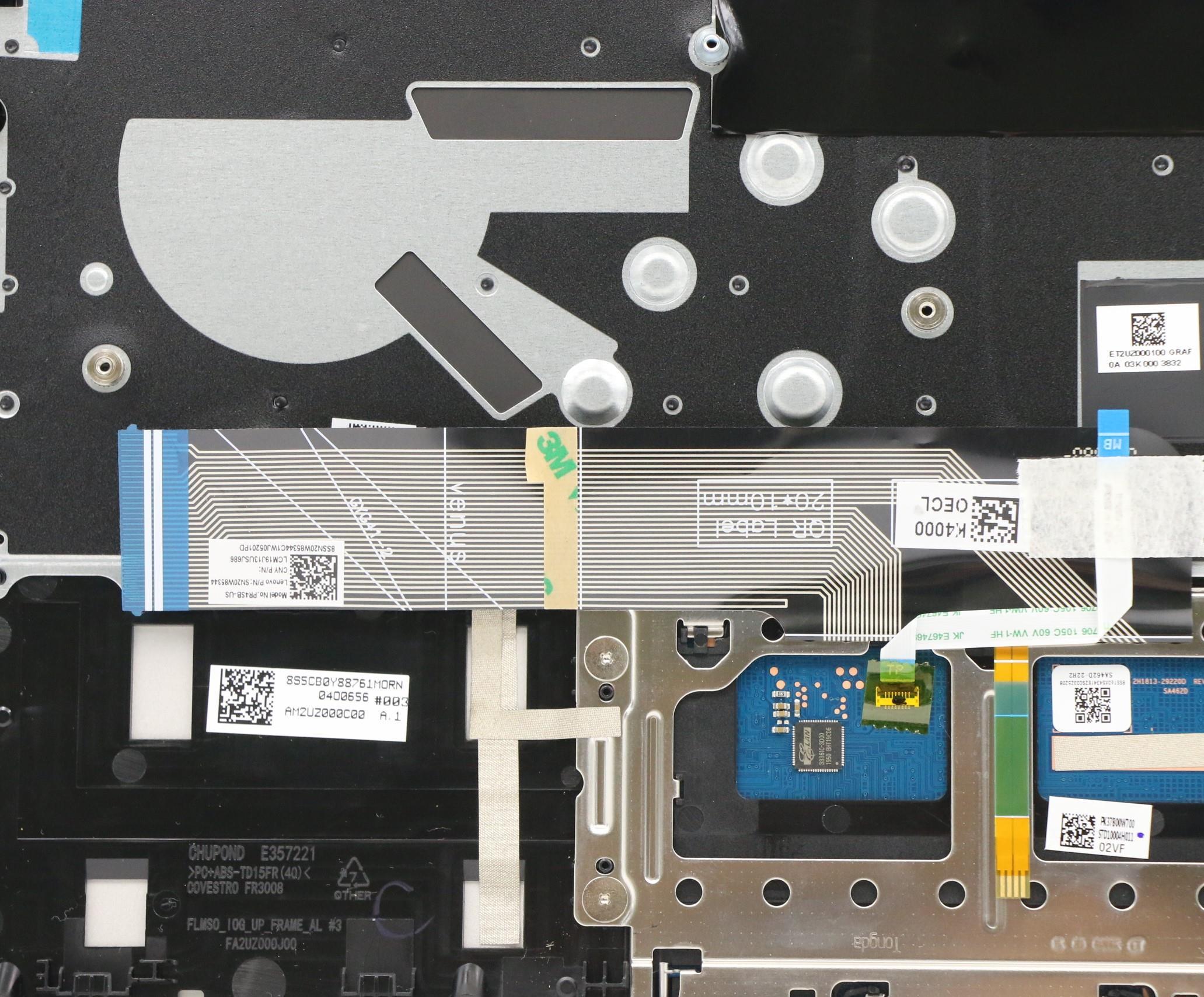 5CB0Y88761 - Original Lenovo Upper C81YH AL_SIL FP BLKB_US