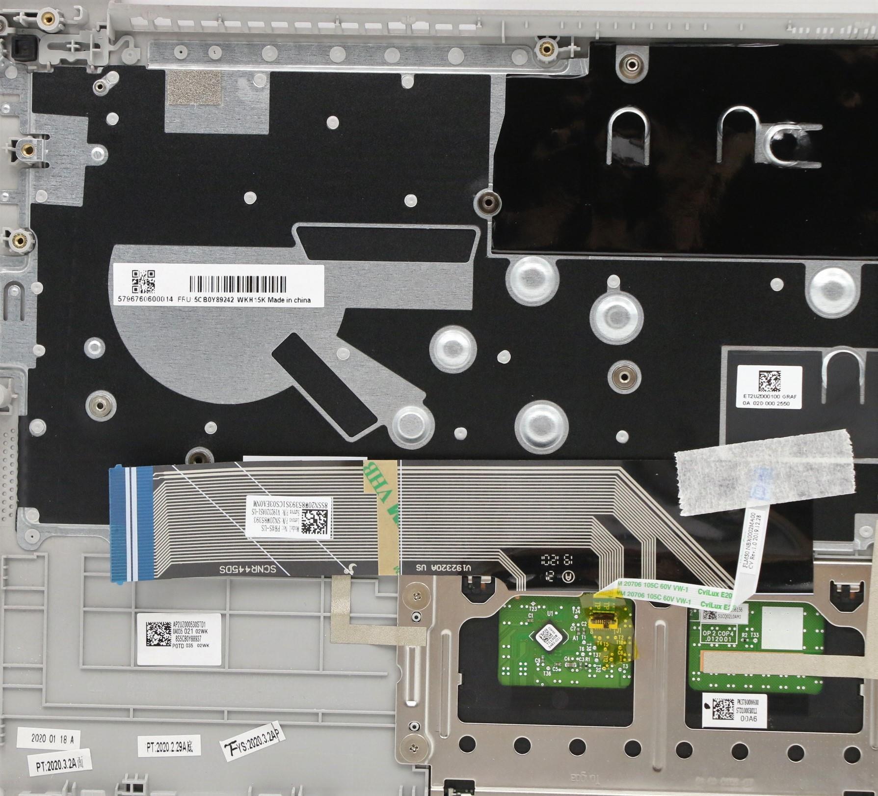 5CB0Y89242 - Original Lenovo Upper C81YH PL_SIL NFP NBLKB_US