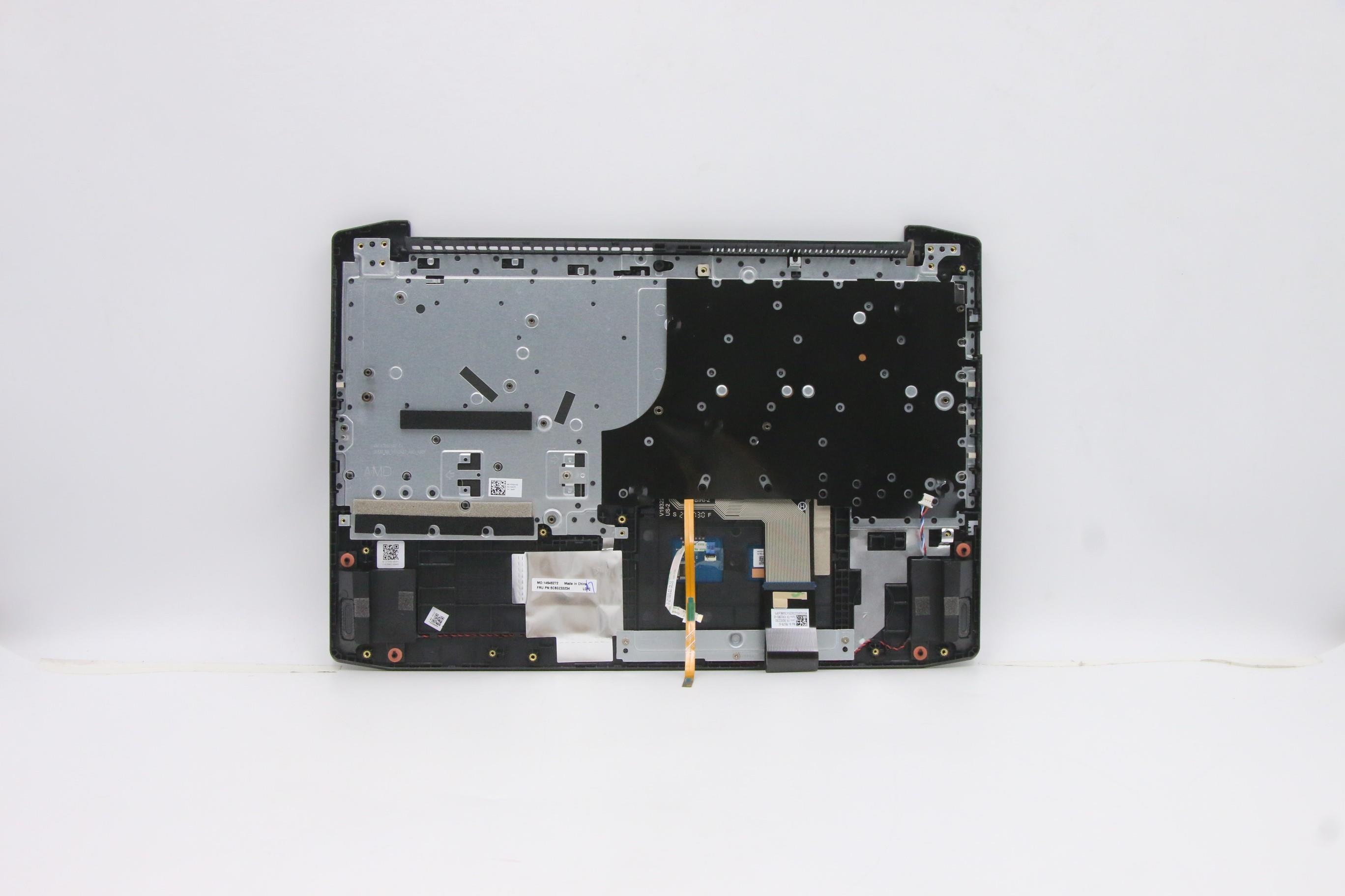 5CB0Z33234 - Original Lenovo Keyboard with Upper Cover (Palmrest), English, Onyx Black