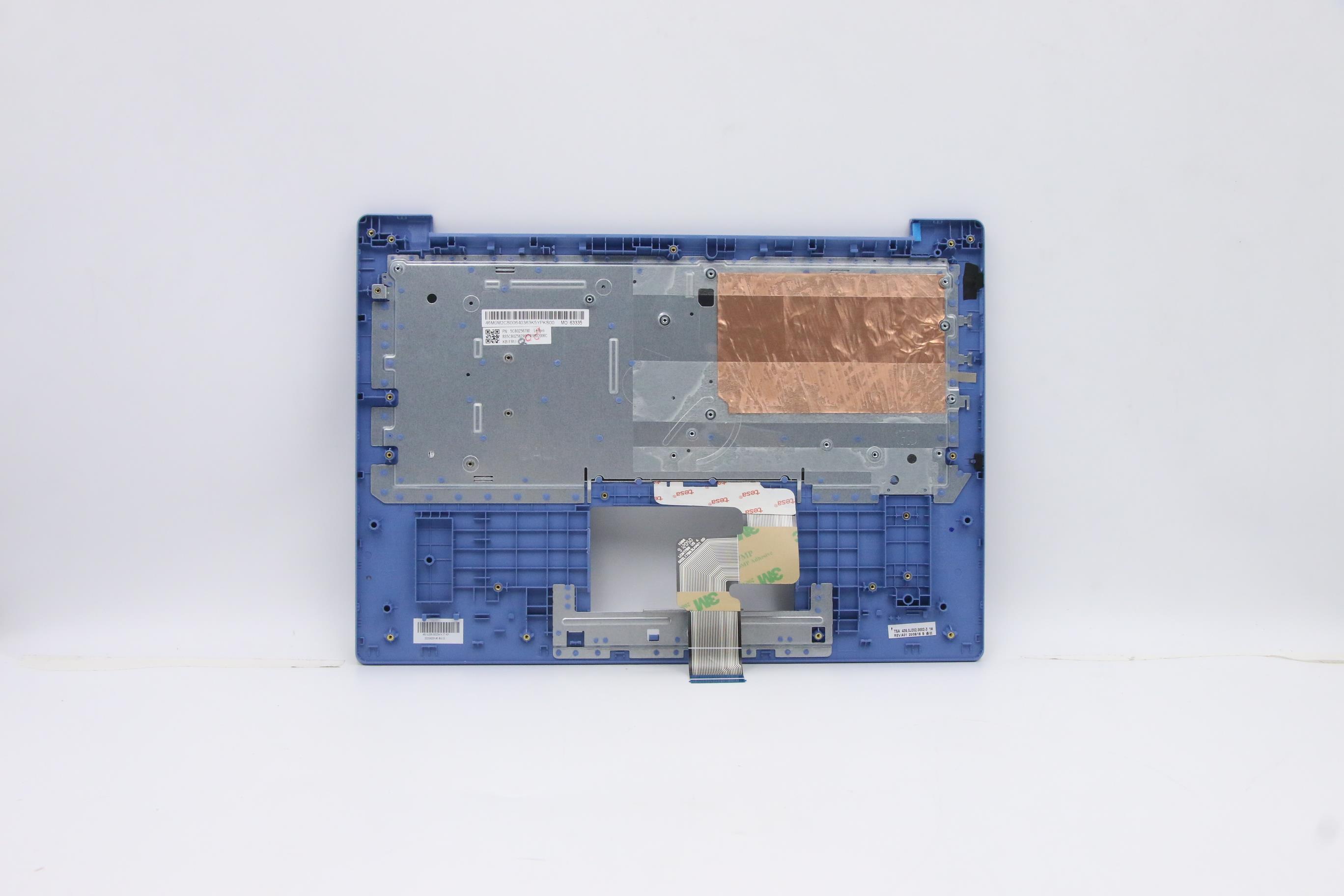 5CB0Z56790 - Original Lenovo Keyboard with Upper Cover (Palmrest), English, Ice Blue, Non_Backlight