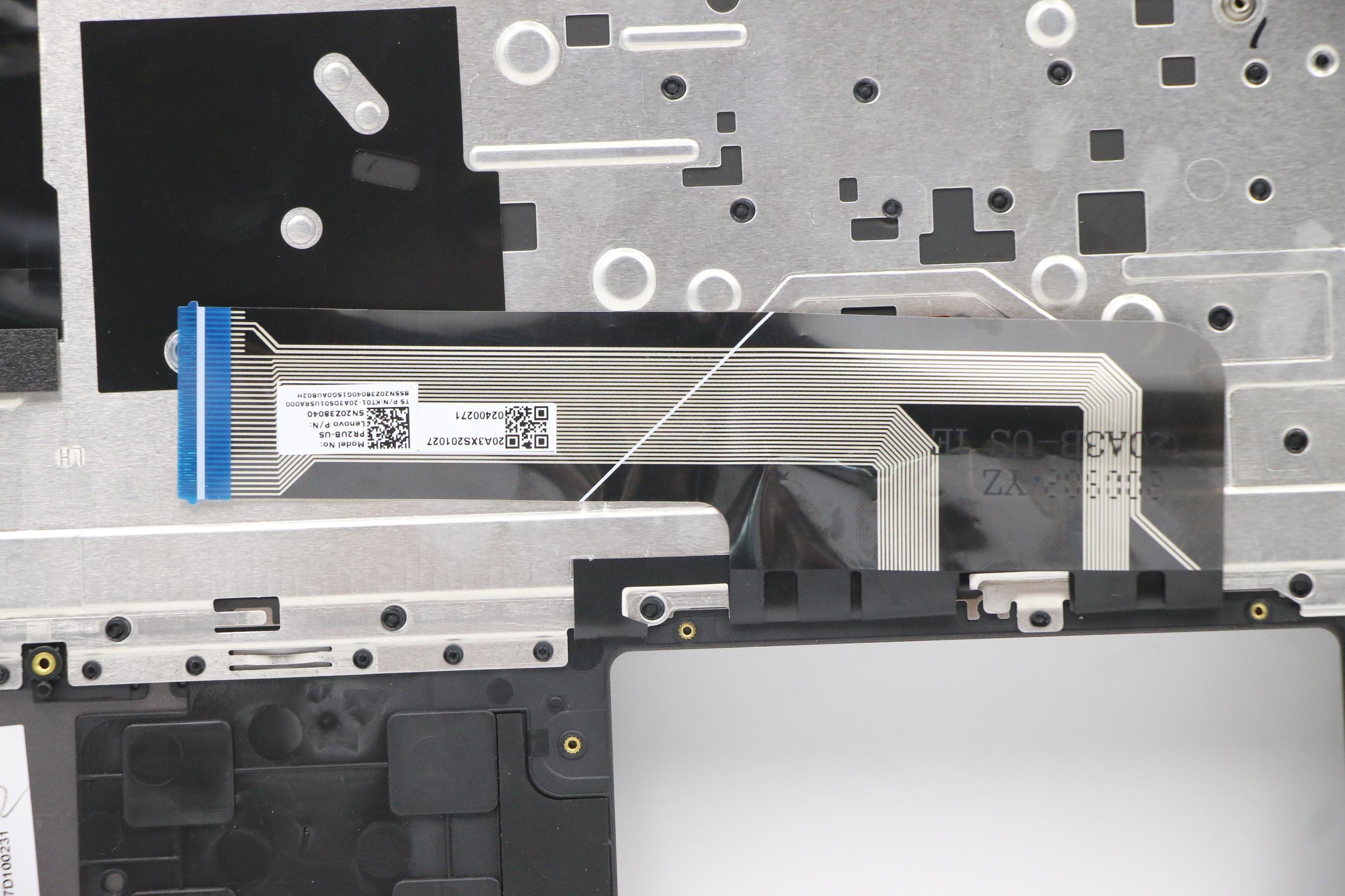 5CB1B01047 - Original Lenovo Keyboard with Top Cover, English,Iron Grey,Backlight