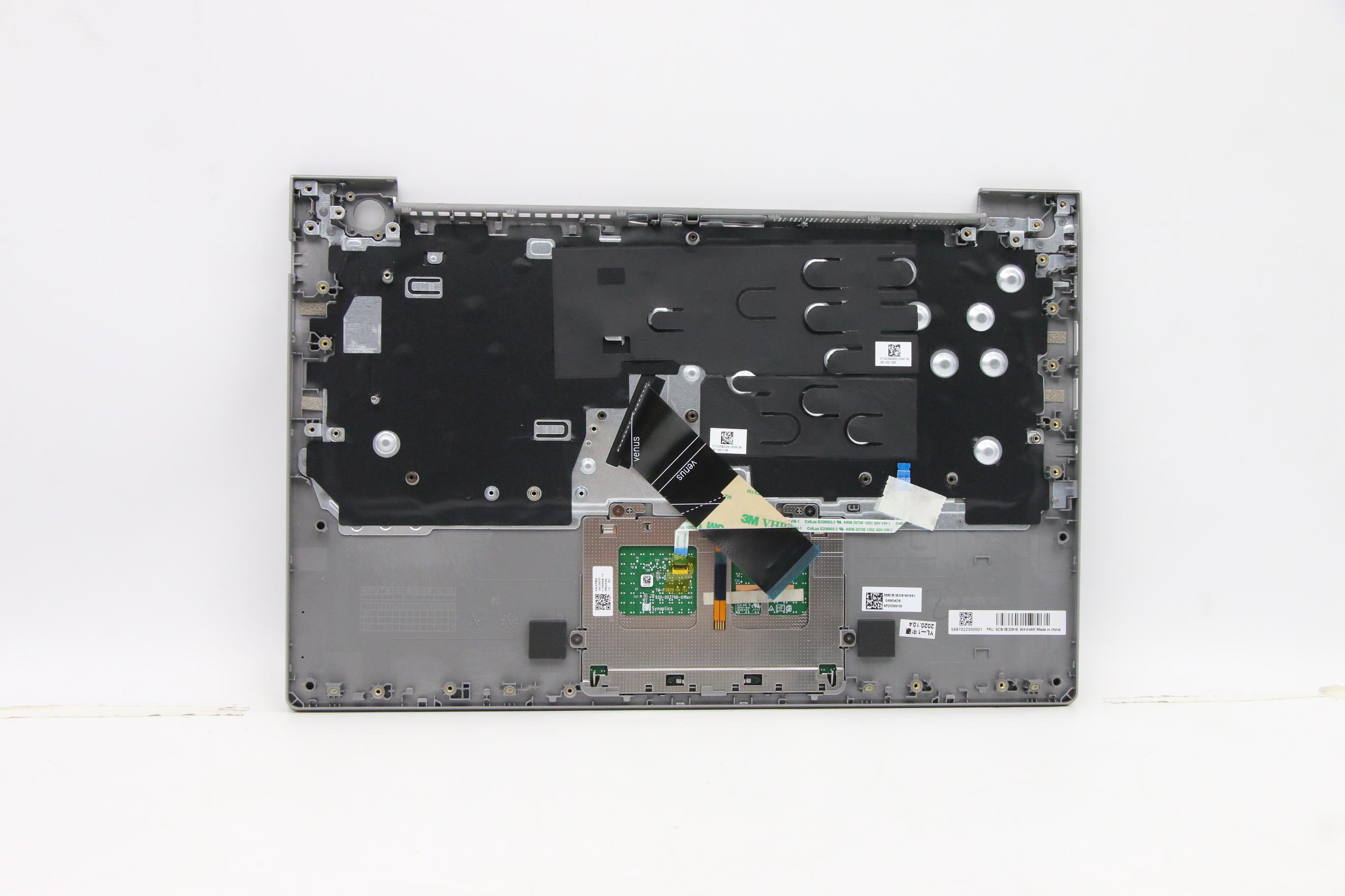 5CB1B32916 - Original Lenovo Keyboard with C-Cover, English, Mineral Grey, Backlight