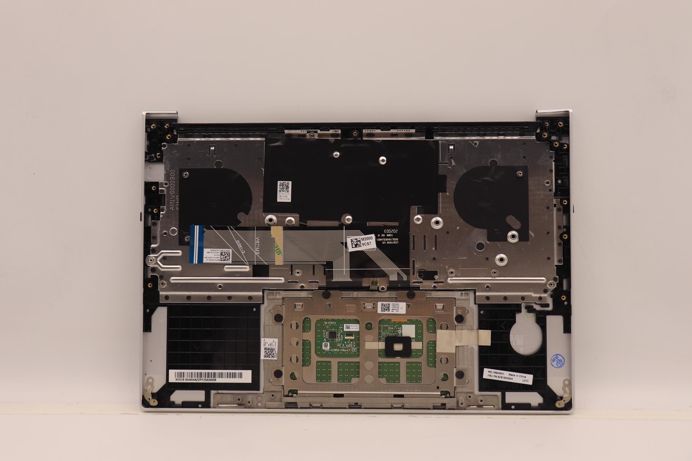 5CB1B44544 - Original Lenovo Keyboard with Upper Cover (Palmrest), English, 82LA, LIG_SR