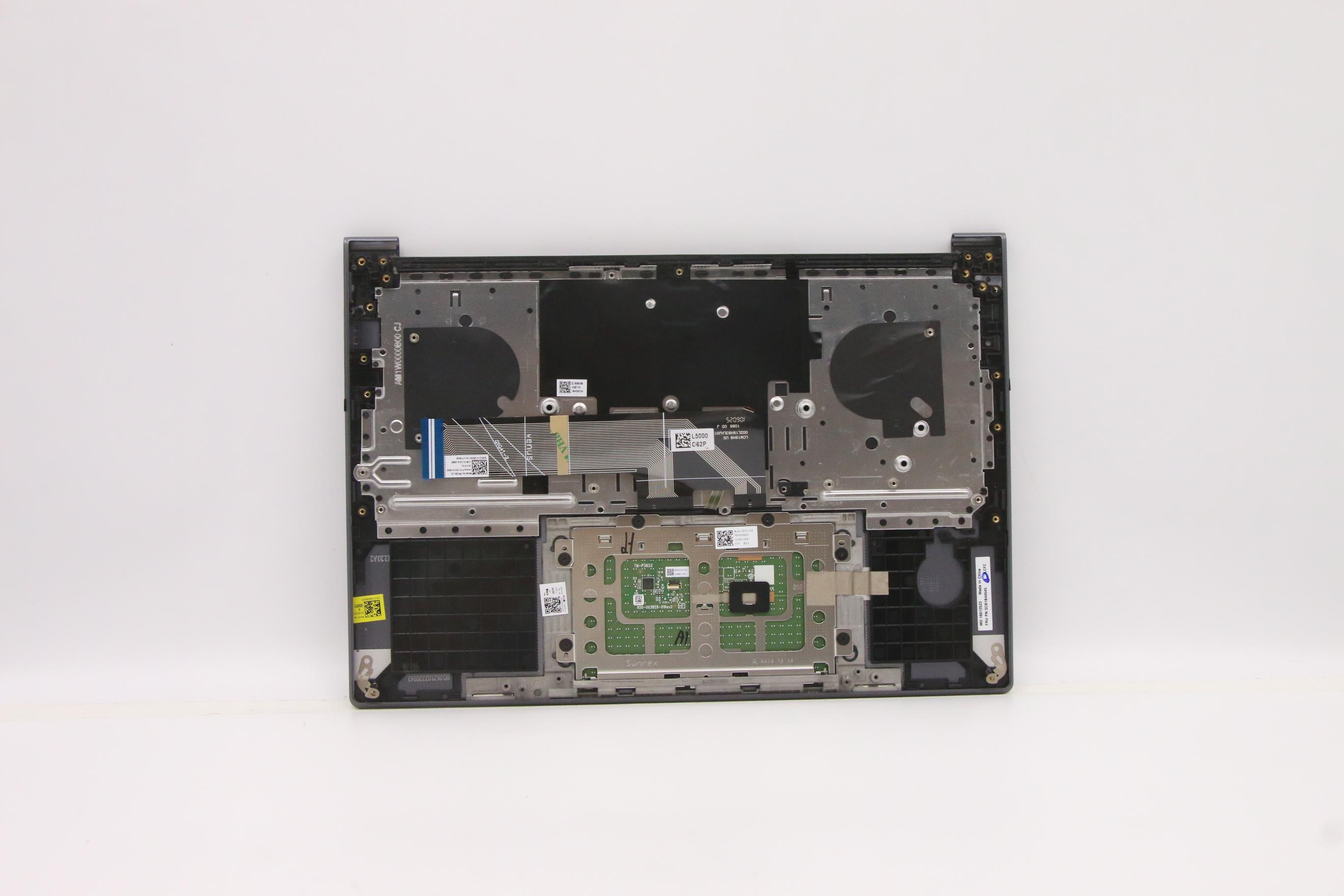 5CB1B44545 - Original Lenovo Keyboard with Upper Cover (Palmrest), English, 82LA, SLA_GY