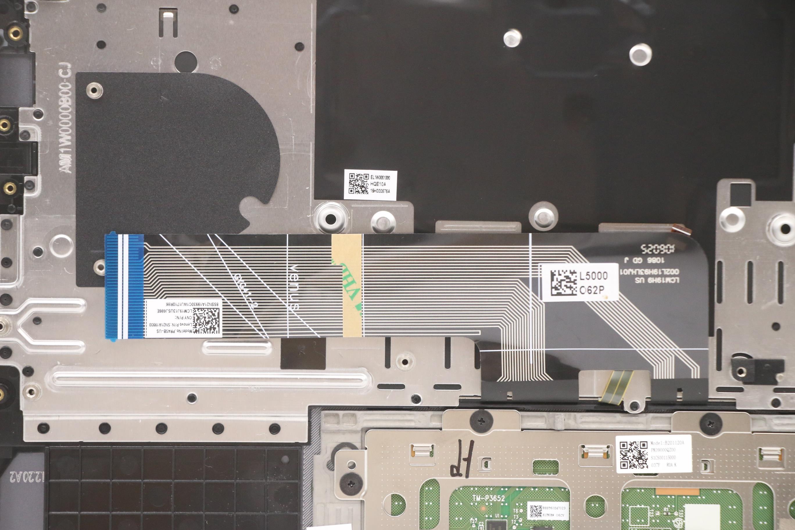 5CB1B44545 - Original Lenovo Keyboard with Upper Cover (Palmrest), English, 82LA, SLA_GY