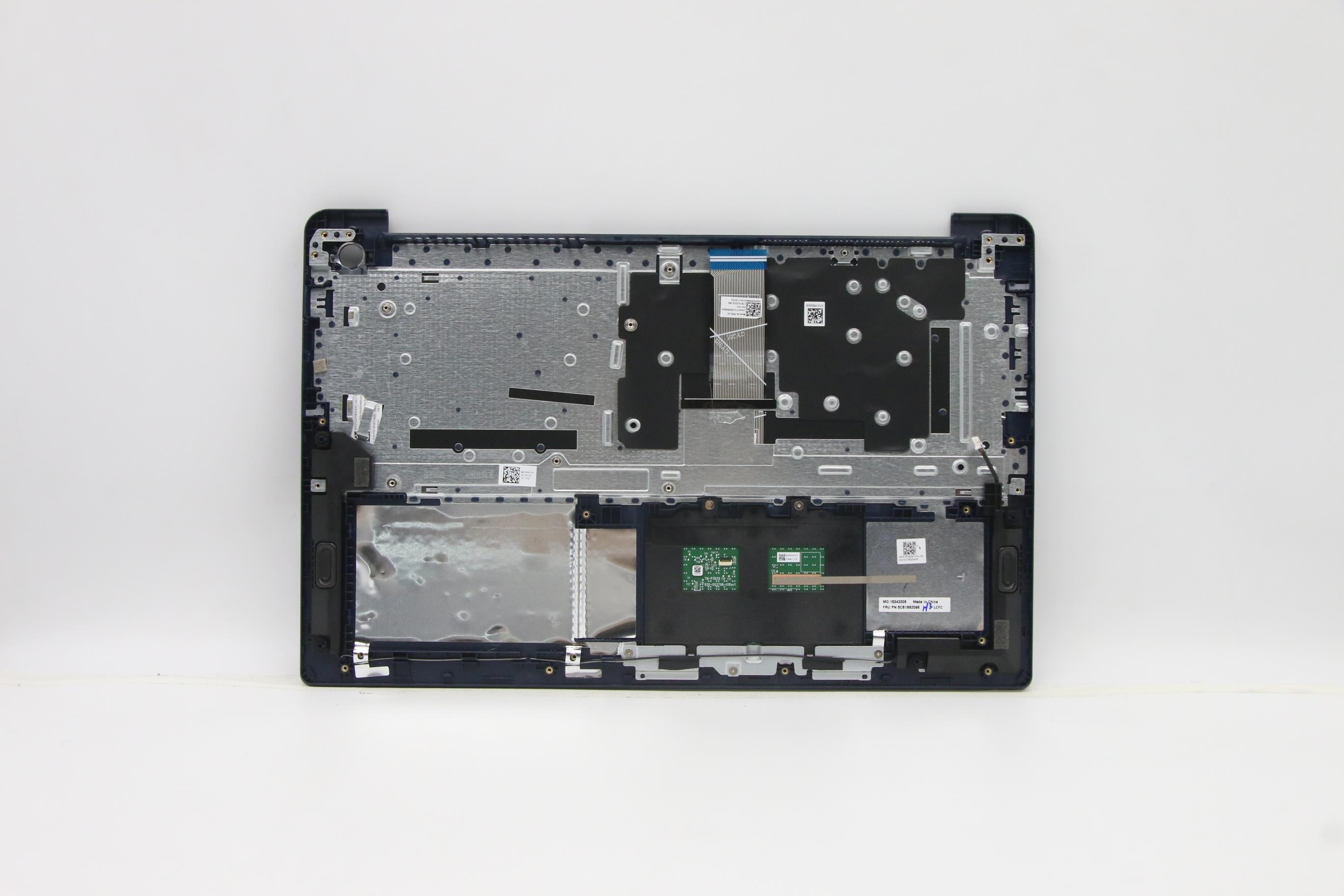 5CB1B62098 - Original Lenovo Keyboard with C-Cover, English, Abyss Blue, Non_Backlight, FingerPrint