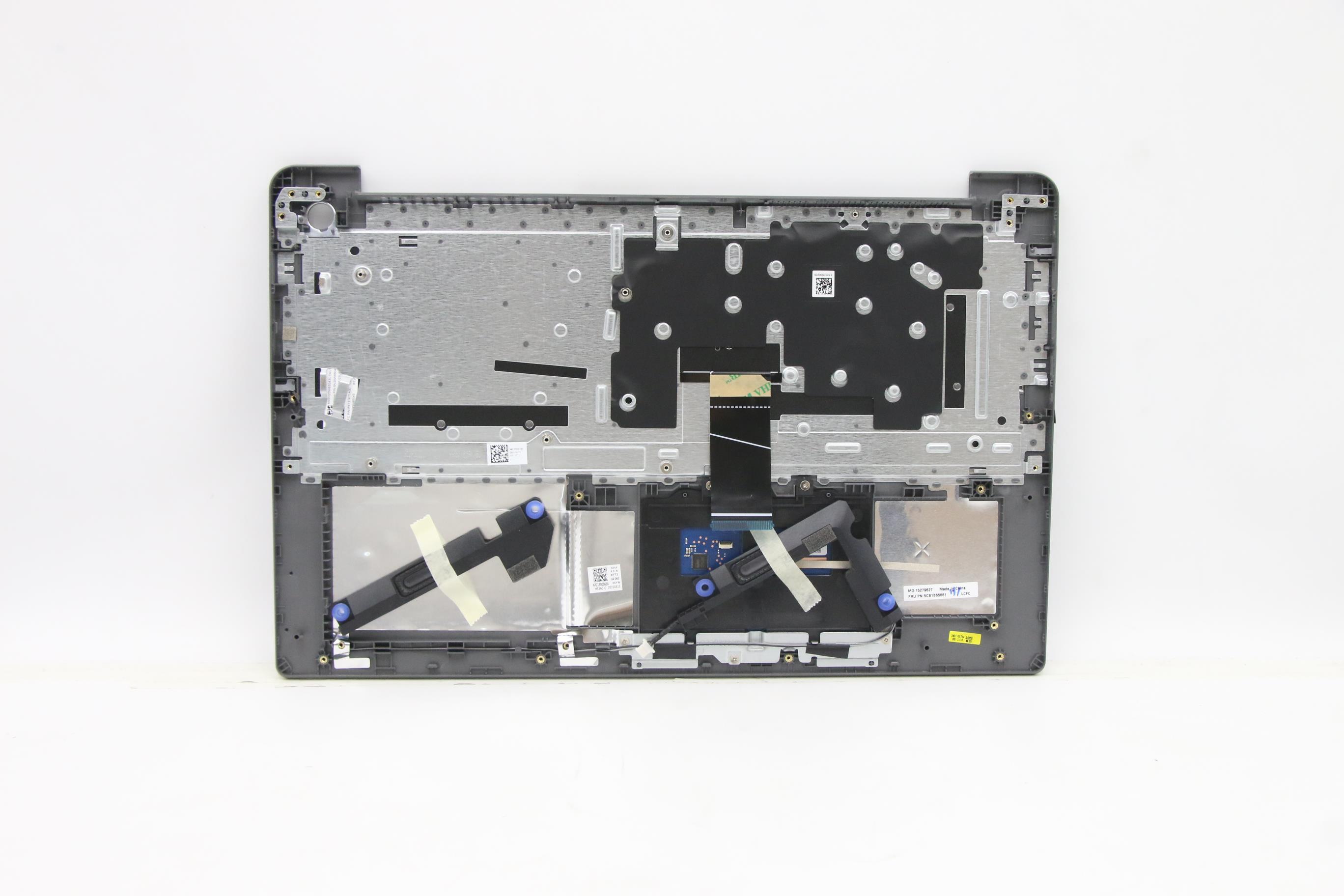 5CB1B65661 - Original Lenovo Keyboard with Top Cover, English,Arctic Grey,Non_Backlight,Fingerprint