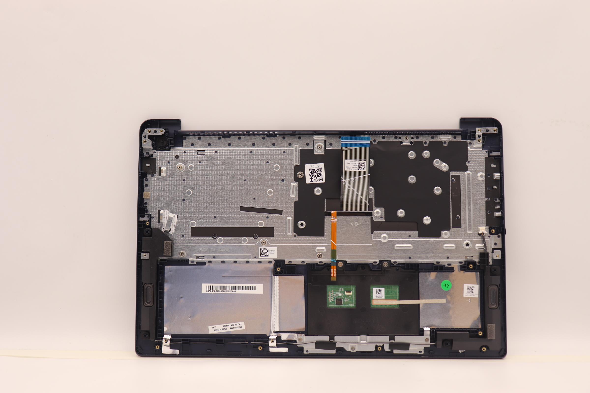 5CB1B69093 - Original Lenovo Keyboard with Upper Cover (Palmrest), English, 82H8, Non Fingerprint, AB, Backlight
