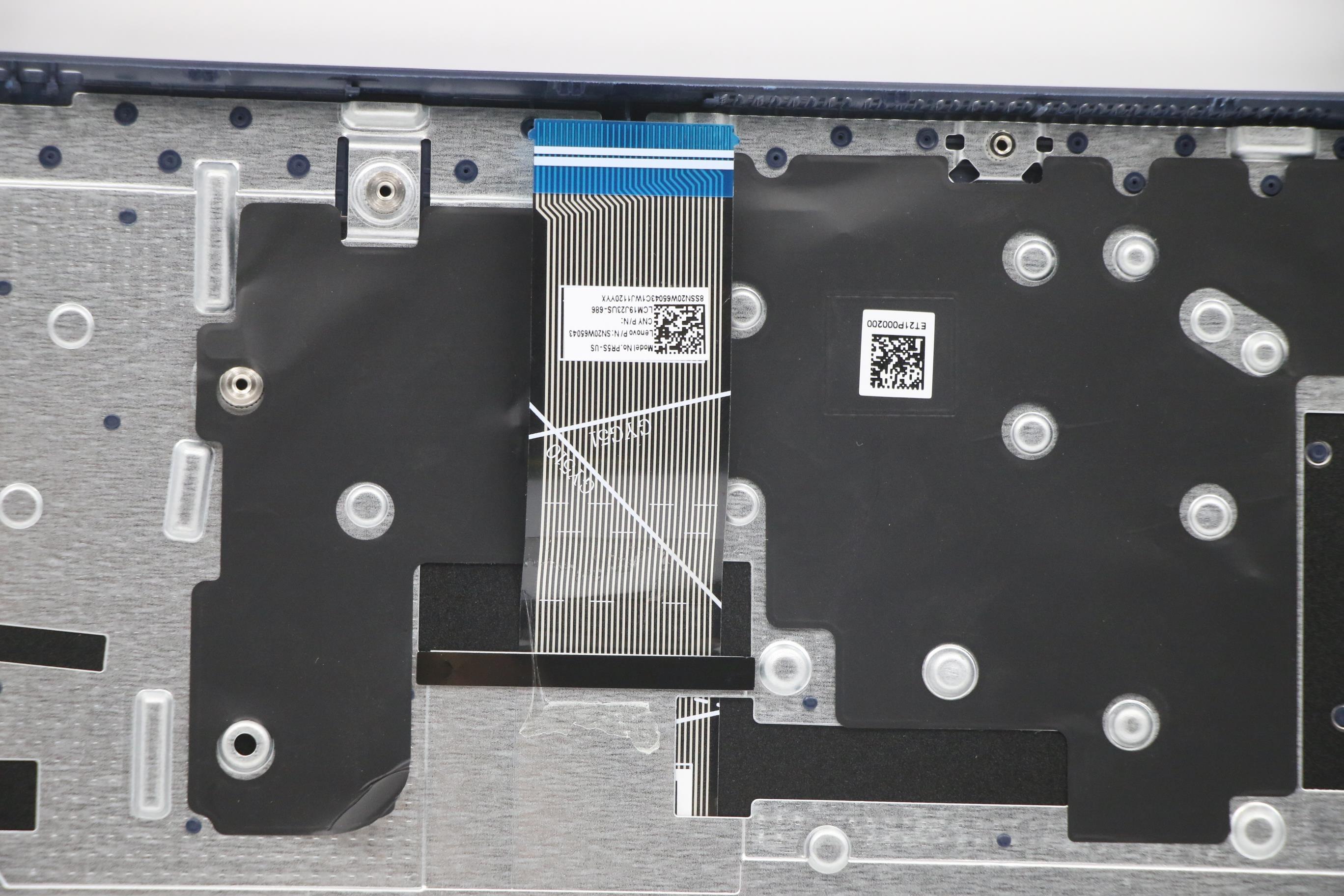 5CB1B69094 - Original Lenovo Keyboard with Upper Cover (Palmrest),English,Abyss Blue,Non_Backlight,Non_Fingerprint