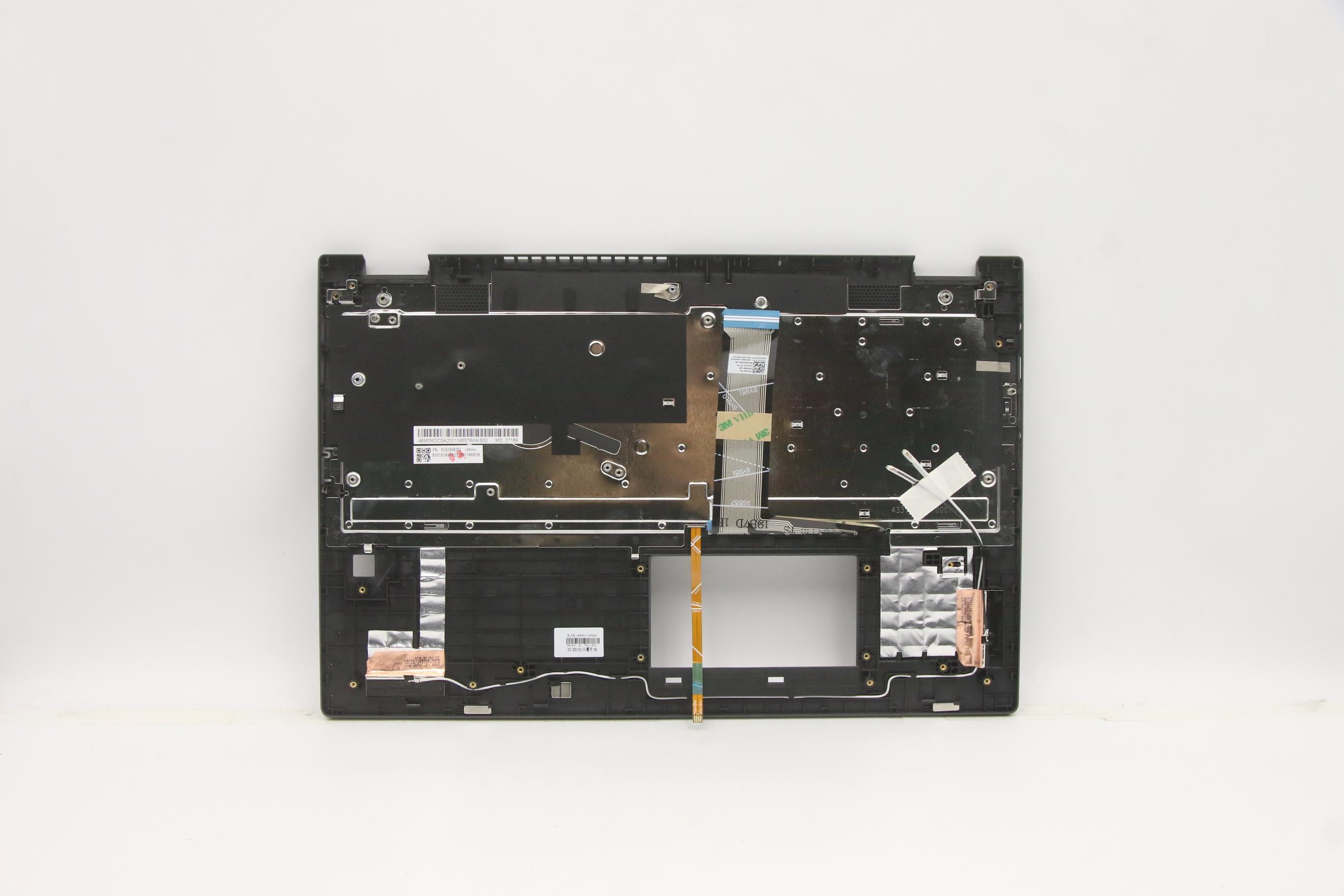 5CB1B96302 - Original Lenovo Keyboard with Top Cover, English,Grey,Backlight,Fingerprint
