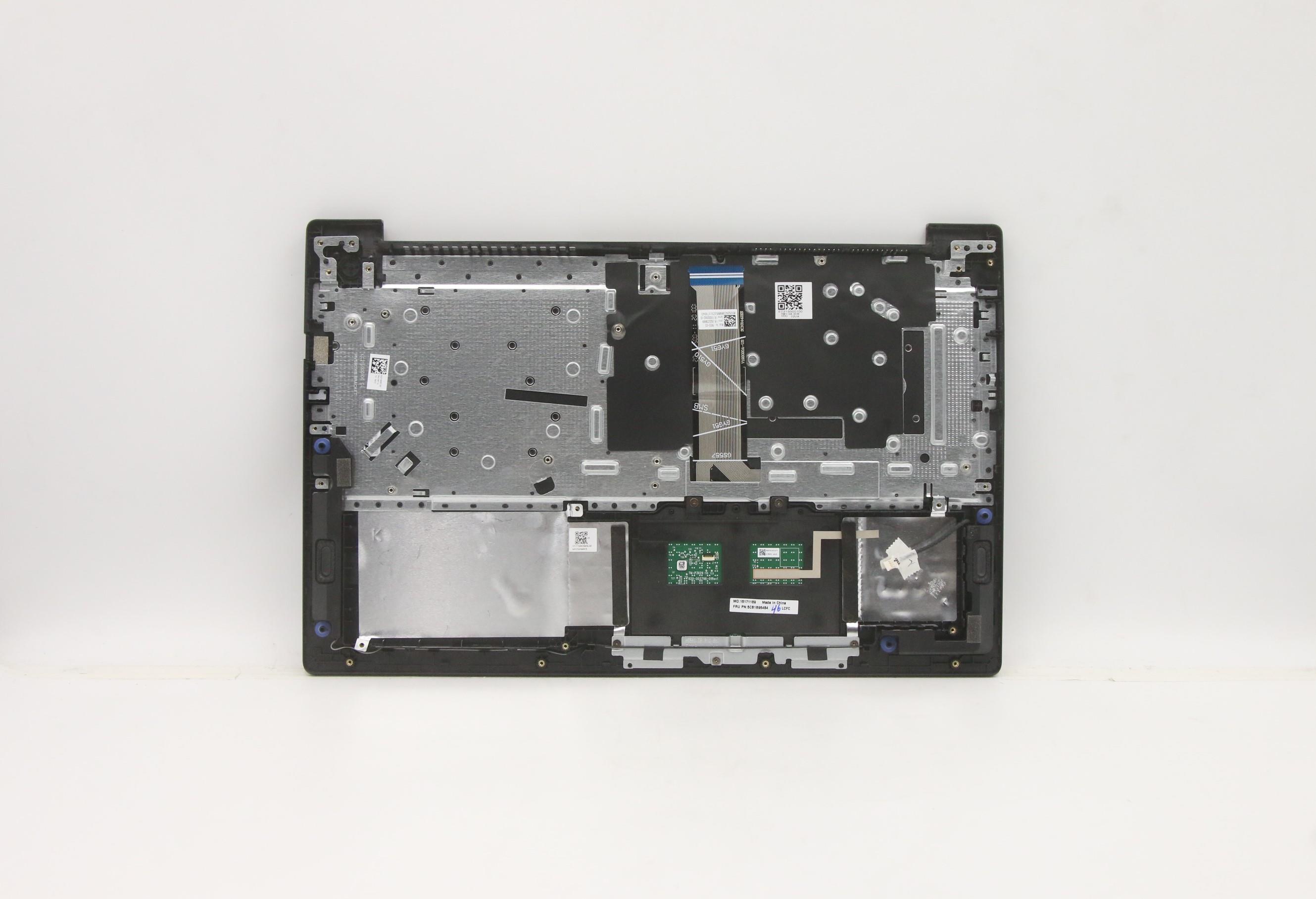 5CB1B96484 - Original Lenovo Keyboard with Upper Cover (Palmrest),English,Iron Grey
