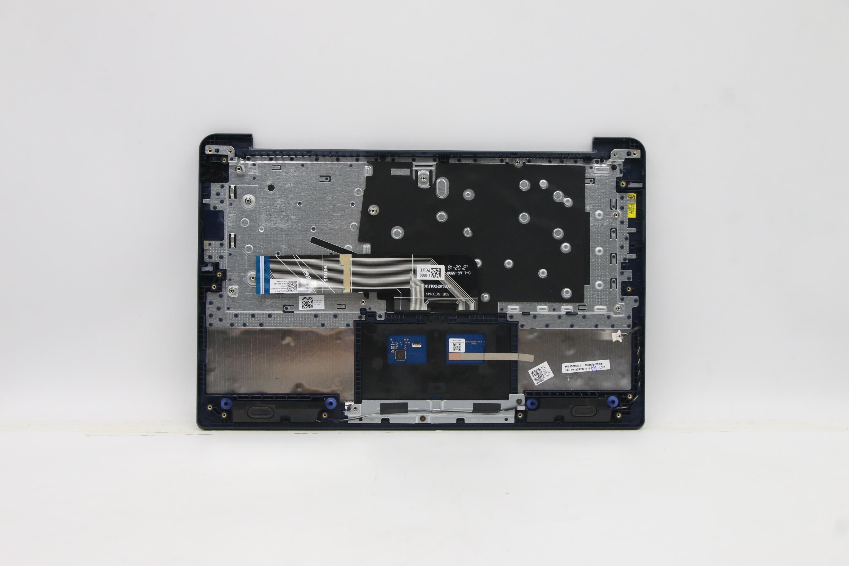 5CB1B97710 - Original Lenovo Keyboard with Upper Cover (Palmrest),English,Abyss Blue,Non_Backlight,Non_Fingerprint
