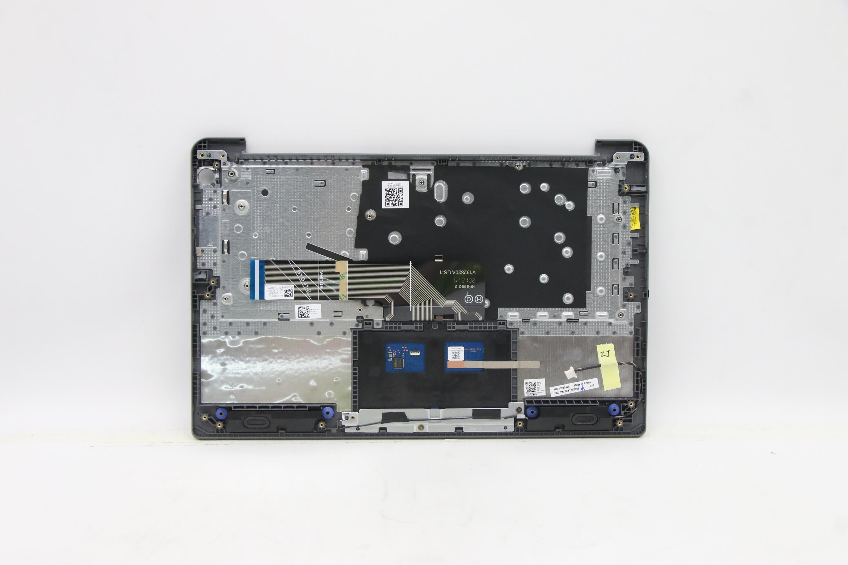 5CB1B97796 - Original Lenovo Keyboard with C-Cover,English,Arctic Grey,Backlight,Fingerprint