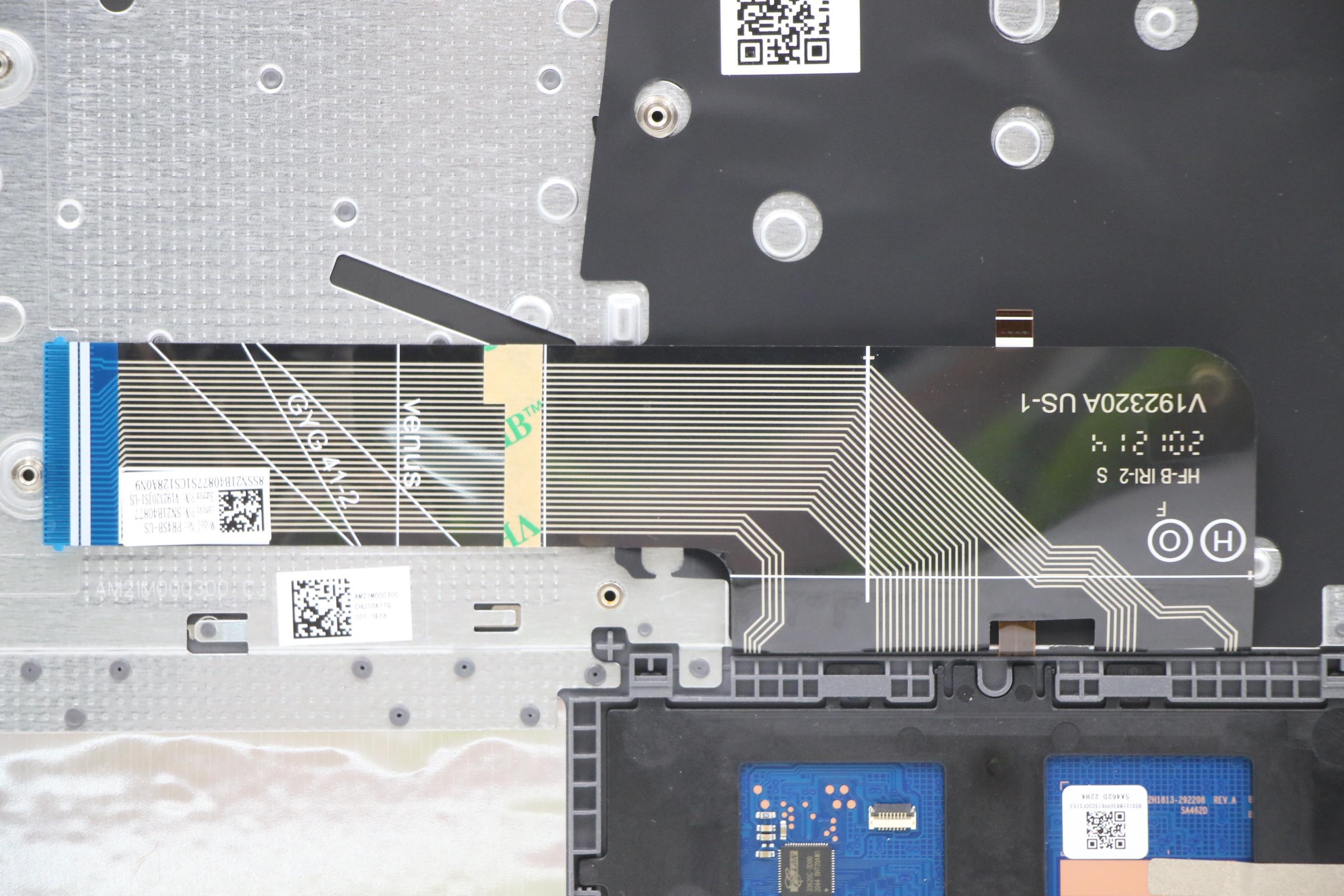 5CB1B97796 - Original Lenovo Keyboard with C-Cover,English,Arctic Grey,Backlight,Fingerprint