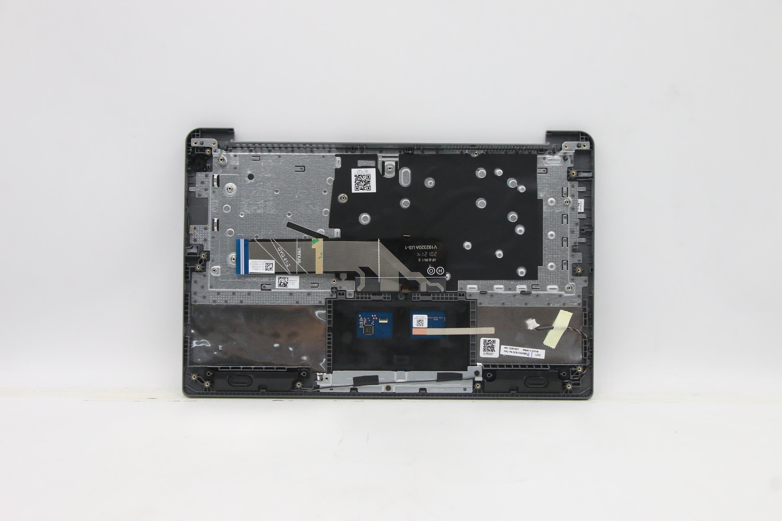 5CB1C04399 - Original Lenovo Keyboard with Upper Cover (Palmrest),English,Arctic Grey,Backlight,Non_Fingerprint