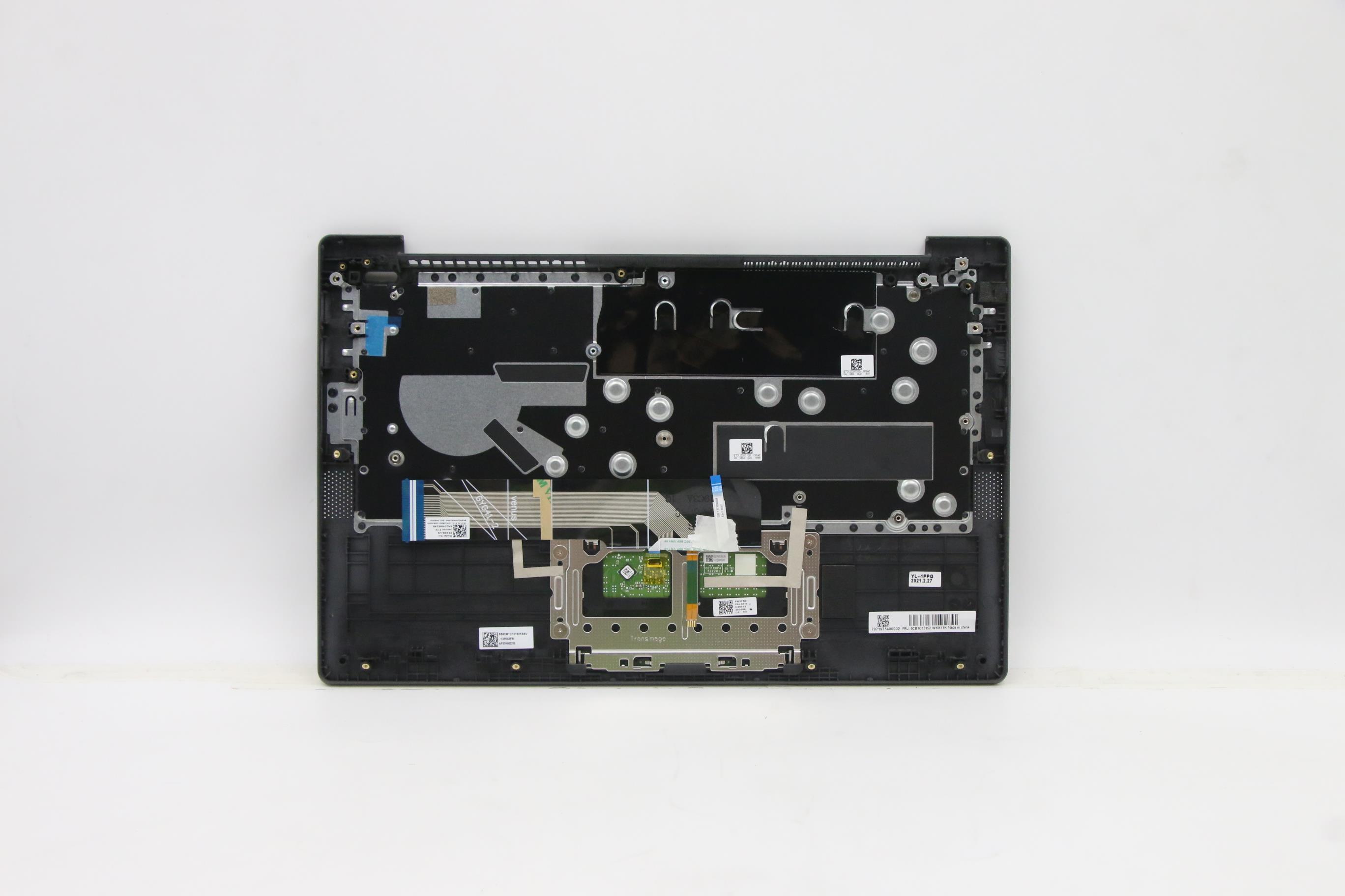5CB1C13152 - Original Lenovo Keyboard with Upper Cover (Palmrest), English, 82LM, BLKD, Fingerprint, Backlight