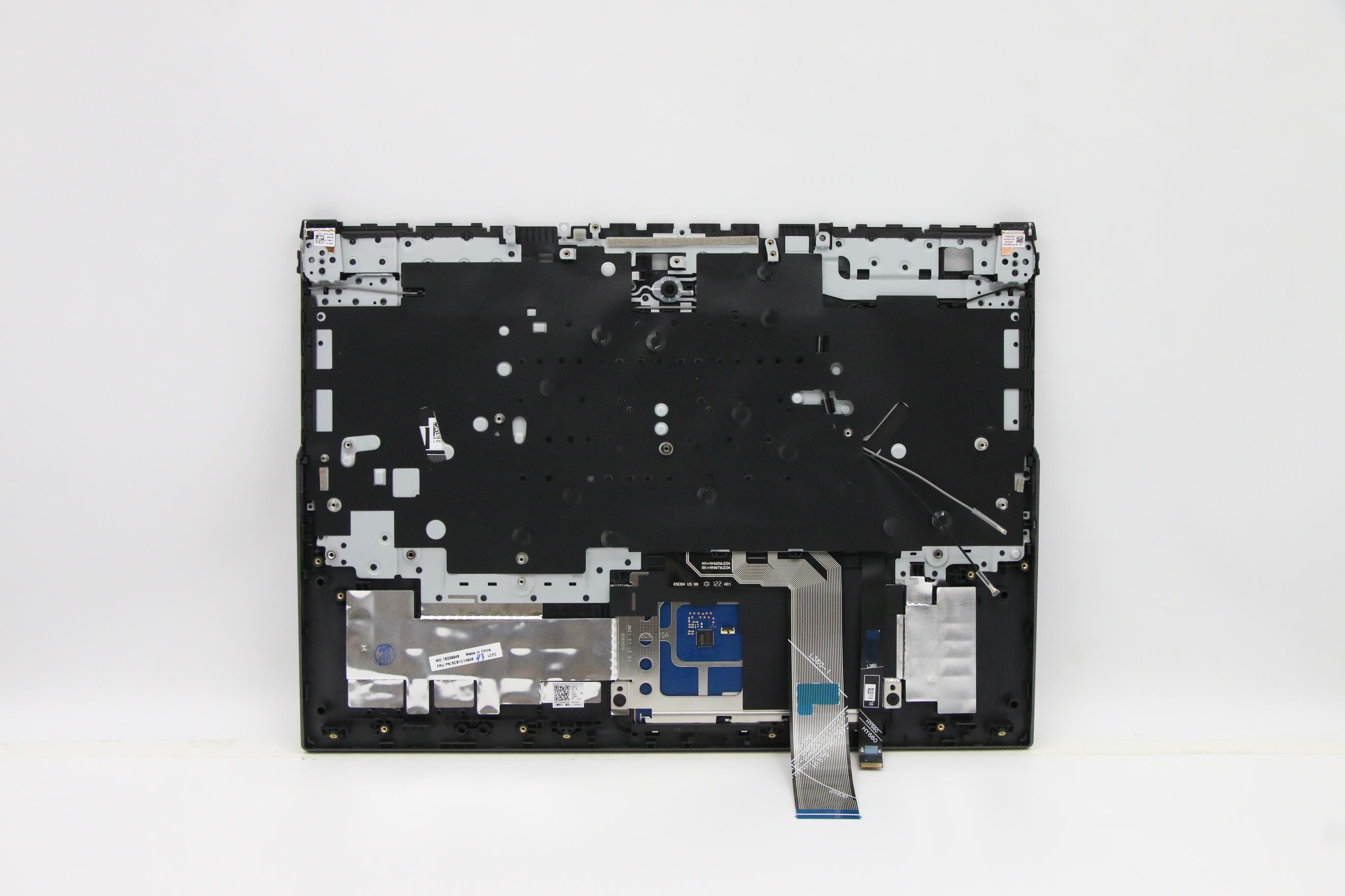 5CB1C14948 - Original Lenovo Keyboard with Upper Cover (Palmrest),English,Slate Grey,RGB Backlight