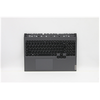 Lenovo Legion 5 Pro-16ACH6H Laptop (Lenovo) C-cover with keyboard - 5CB1C14948
