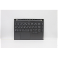 Lenovo Legion 7-16ACHg6 Laptop (Lenovo) C-cover with keyboard - 5CB1C17335