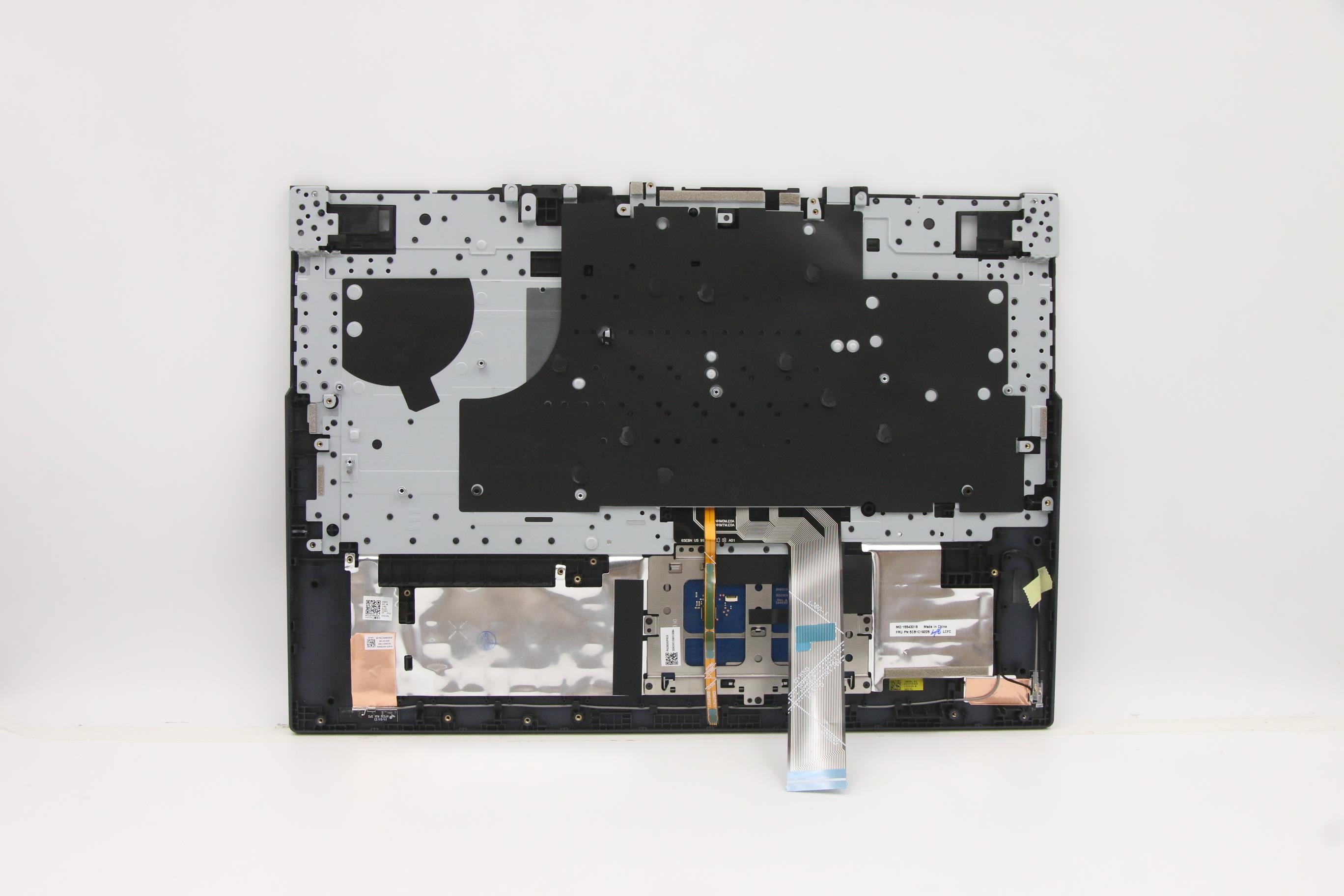 5CB1C19225 - Original Lenovo Keyboard with Upper Cover (Palmrest), English, 82JY, _PHA_BU