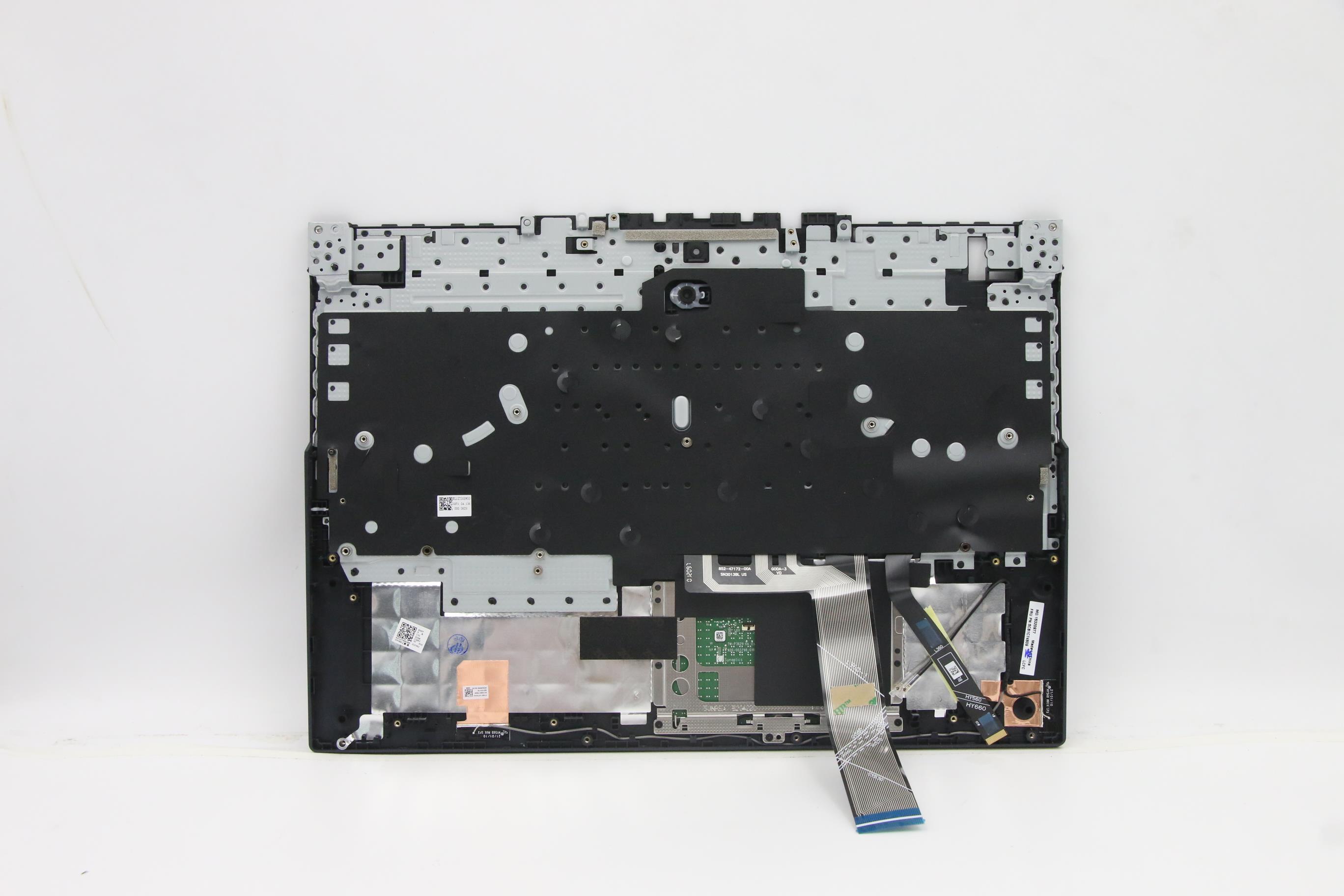 5CB1C74809 - Original Lenovo Keyboard with Upper Cover (Palmrest), English, Blue, RGB Backlight