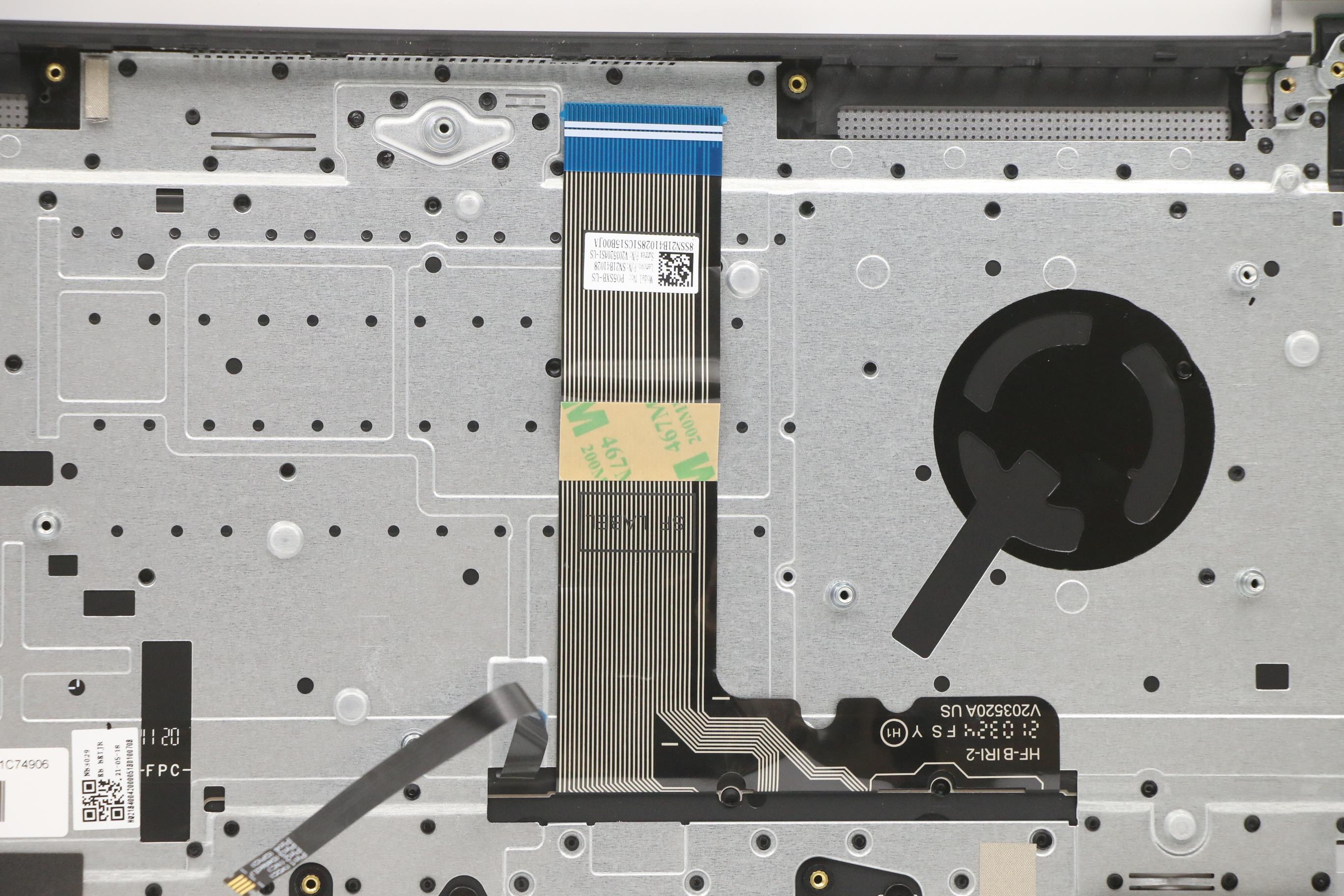 5CB1C74906 - Original Lenovo Keyboard with Upper Cover (Palmrest), English, 82L5 CLO DIS