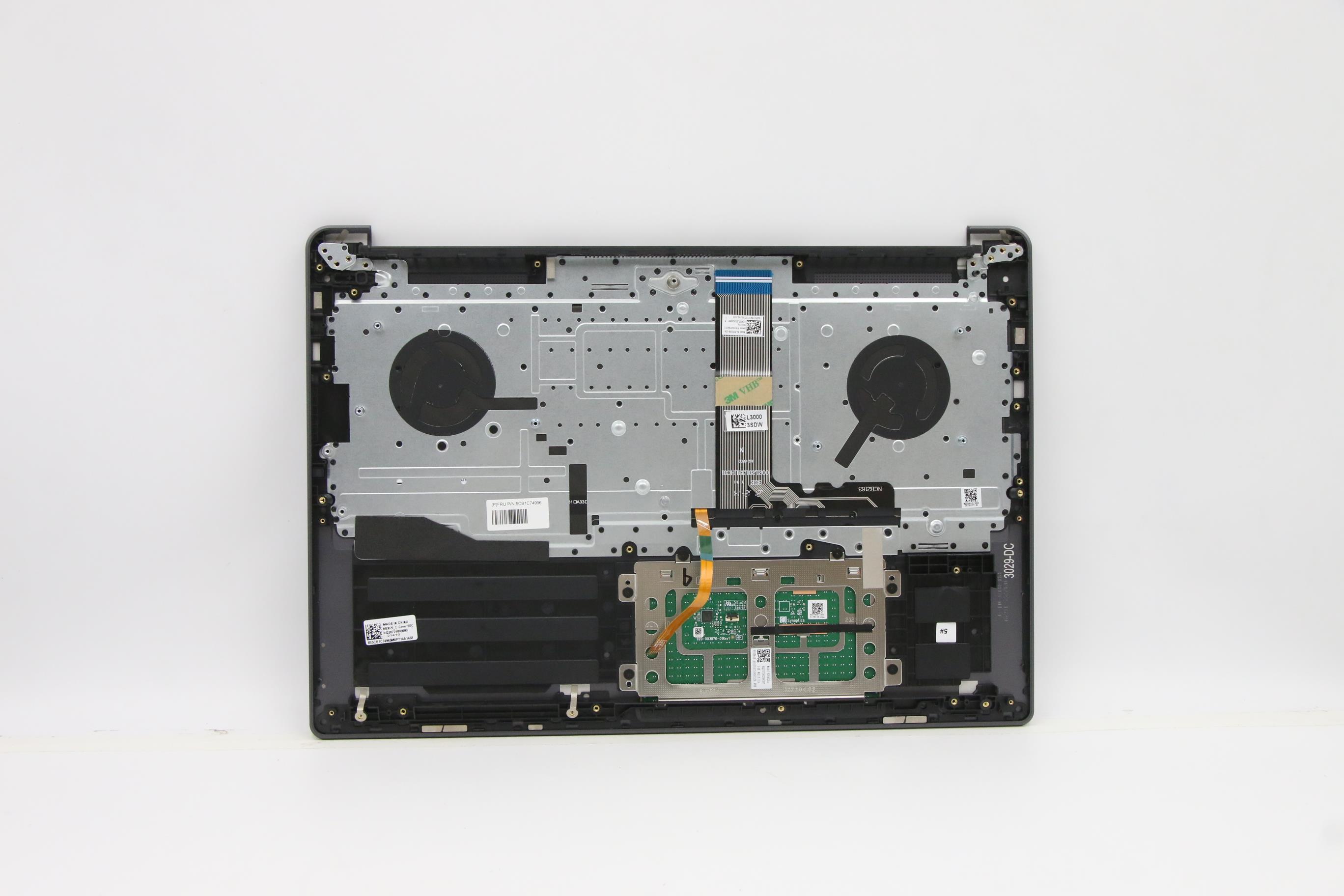 5CB1C74996 - Original Lenovo Keyboard with Upper Cover (Palmrest), English, Backlight