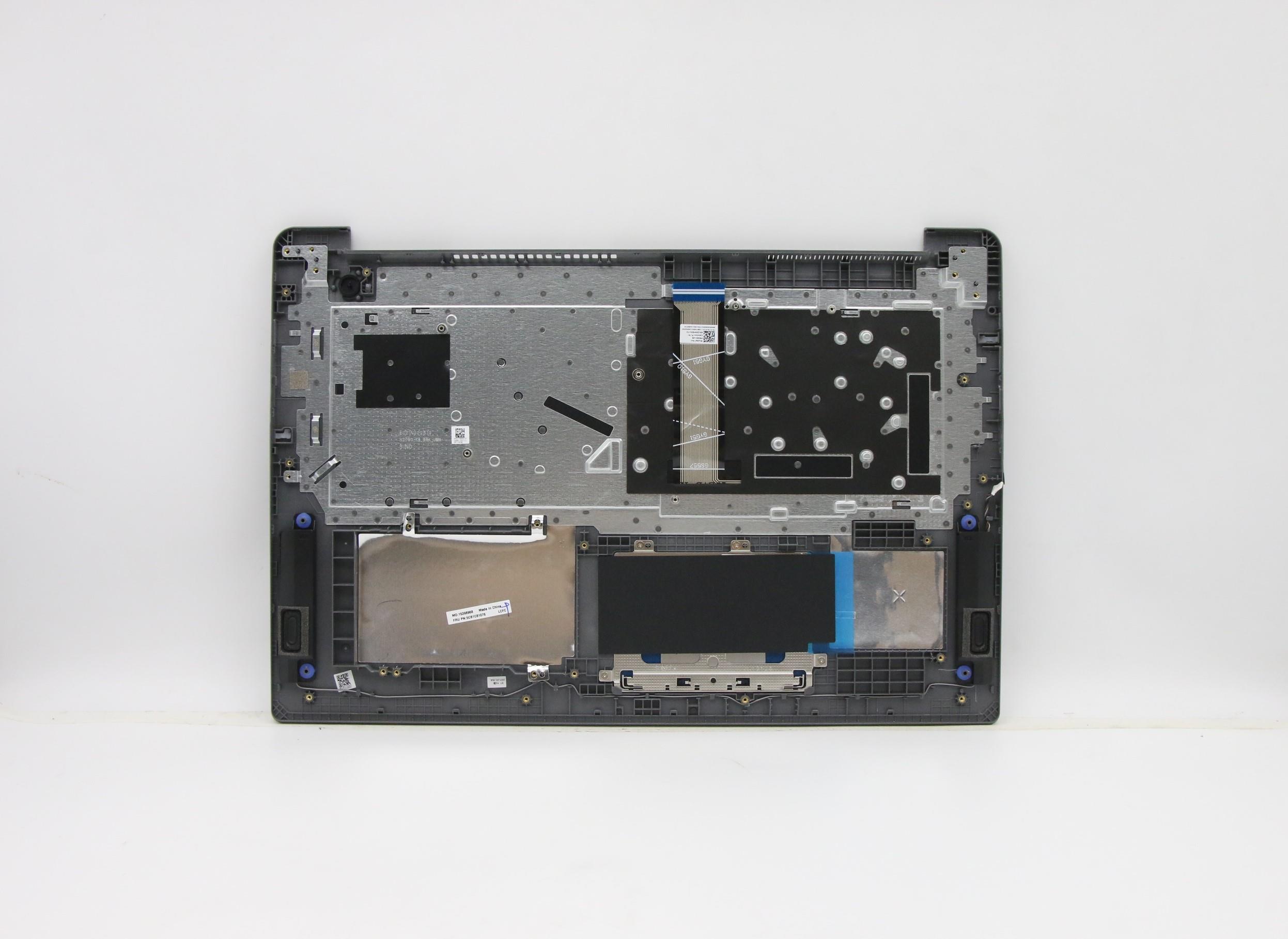 5CB1C81076 - Original Lenovo Keyboard with Upper Cover (Palmrest), English, Non_Fingerprint