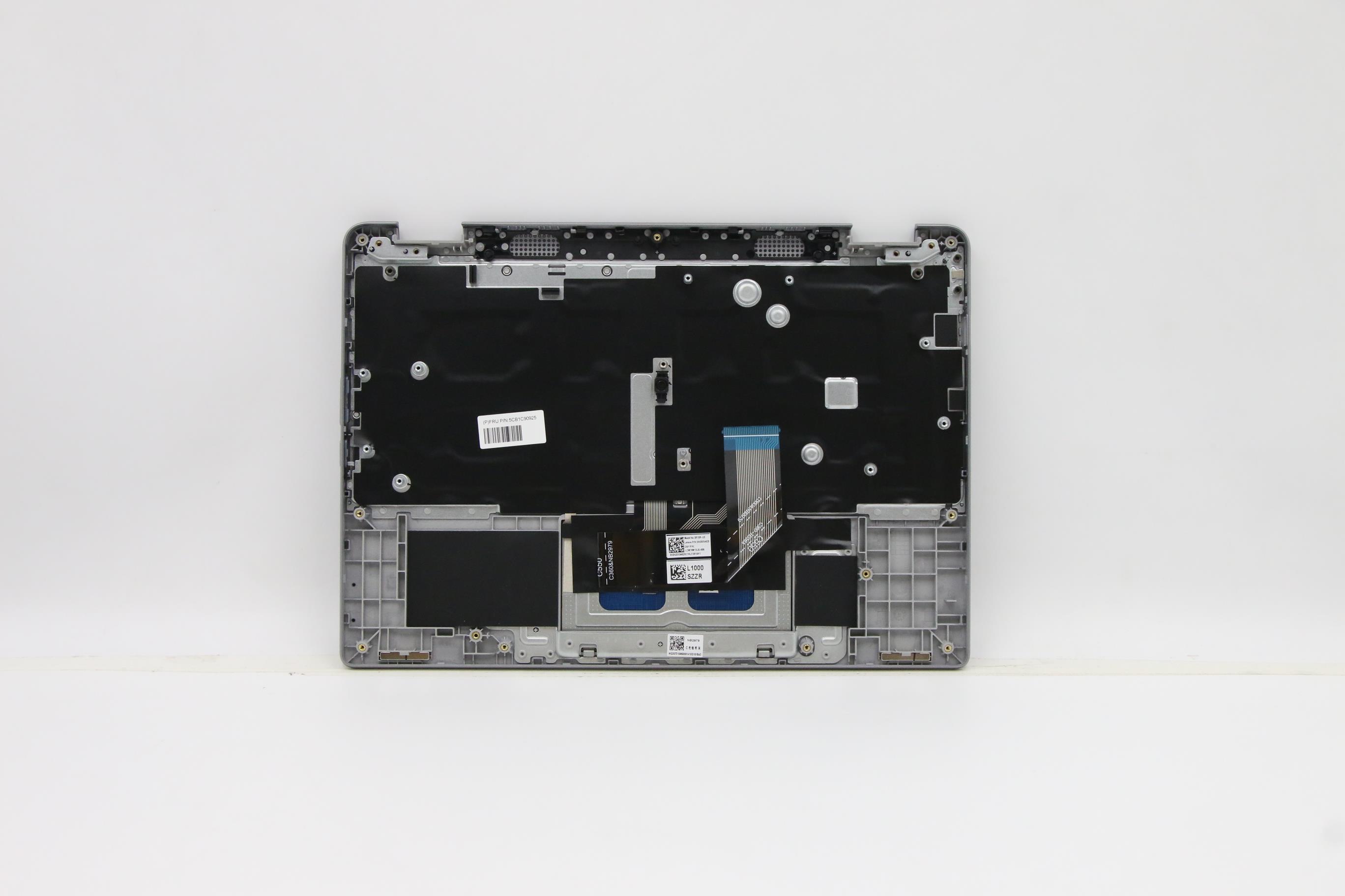 5CB1C90925 - Original Lenovo Keyboard with Top Cover, English,Grey,Non_Backlight