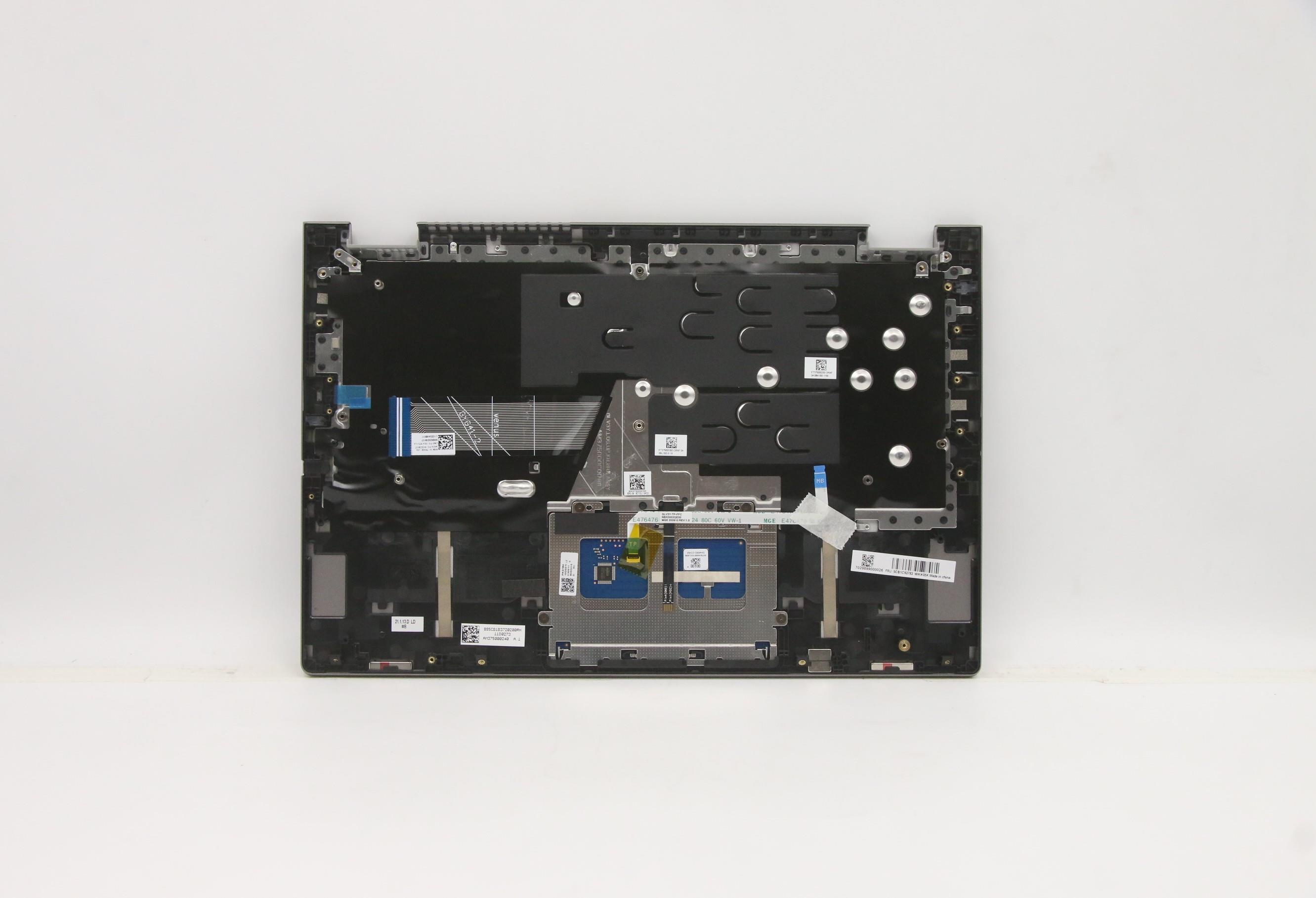 5CB1C92782 - Original Lenovo Keyboard with Upper Cover (Palmrest), English, Backlight