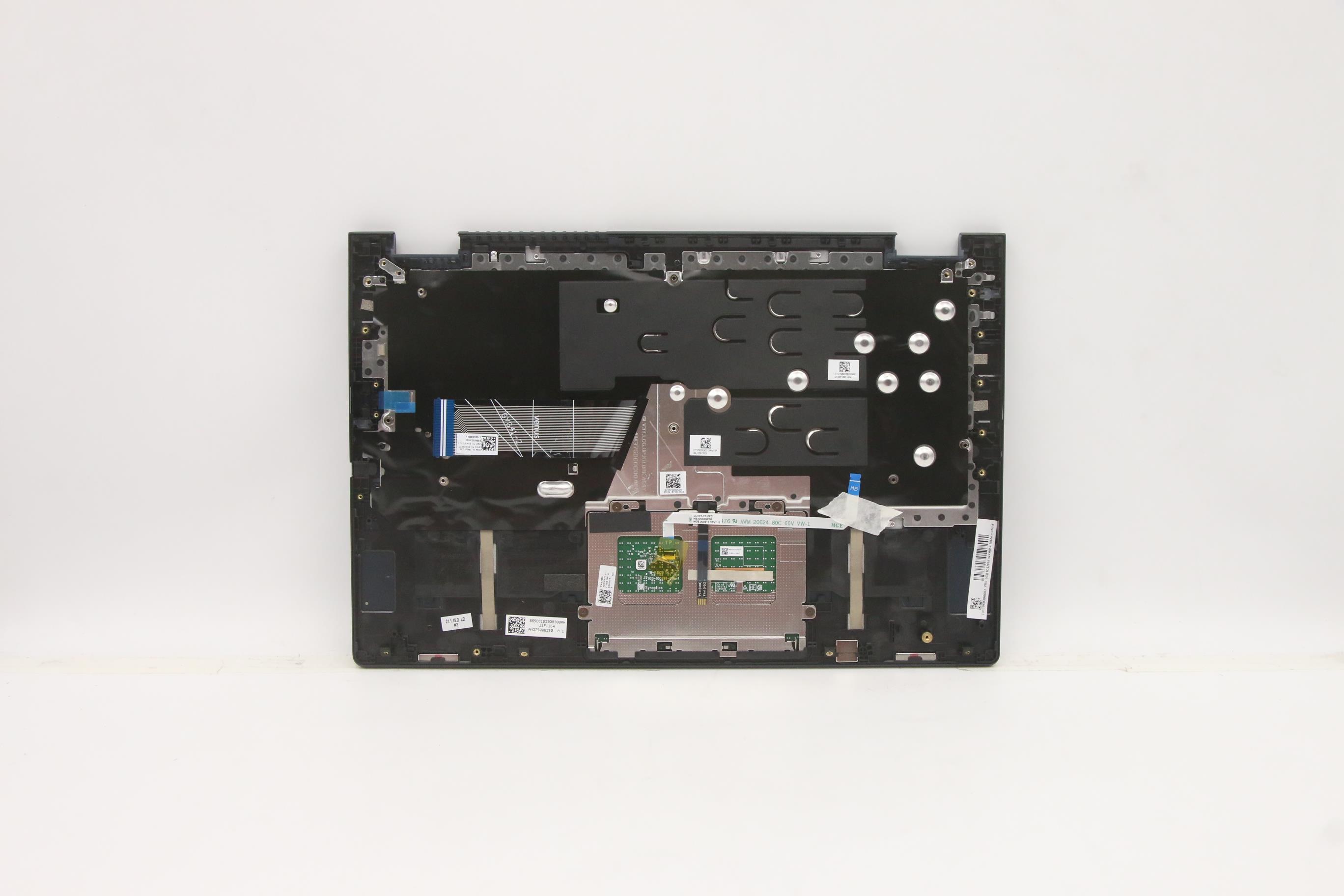 5CB1C92814 - Original Lenovo Keyboard with Upper Cover (Palmrest), English, Abyss Blue, Backlight