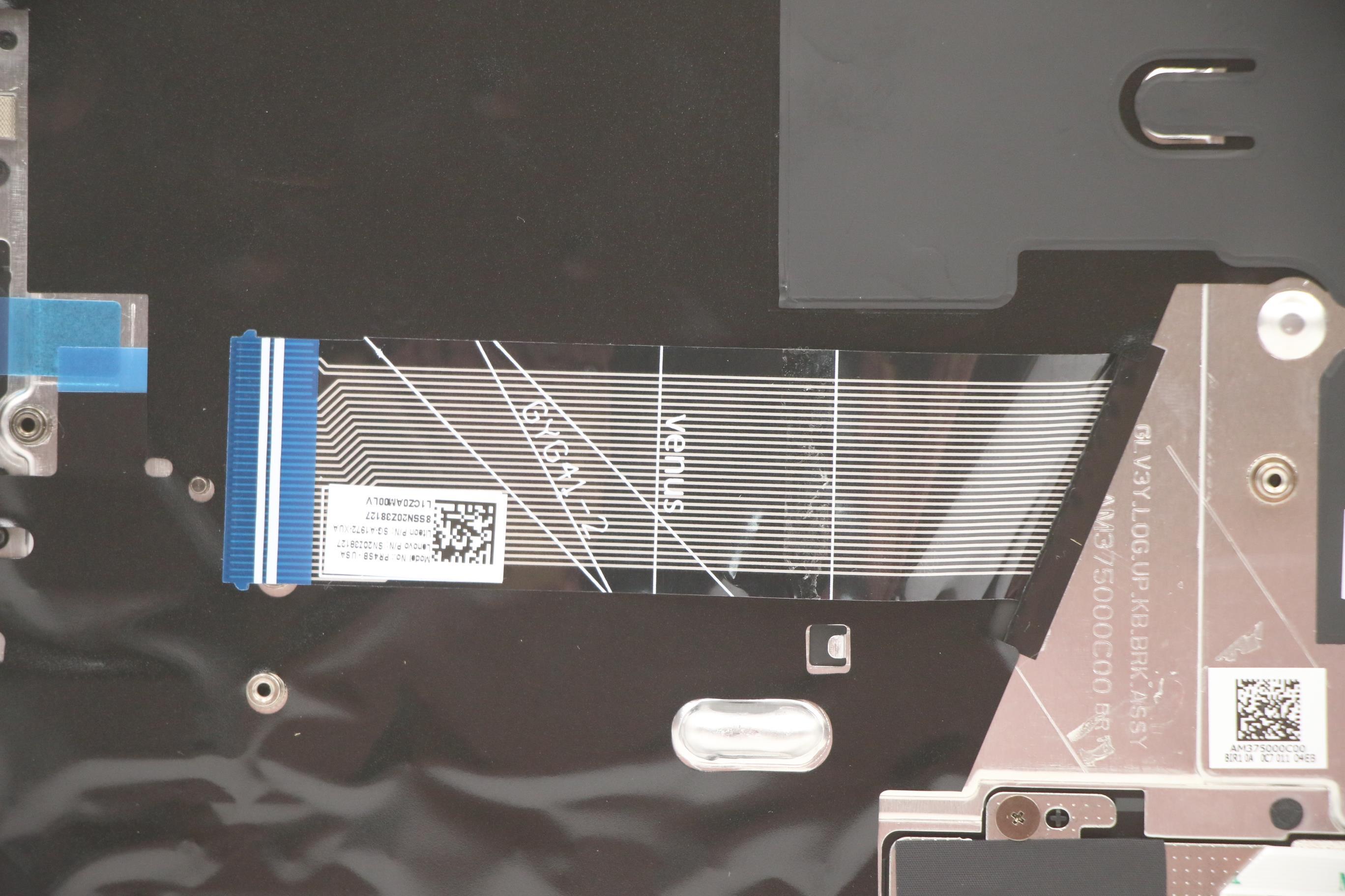5CB1C92814 - Original Lenovo Keyboard with Upper Cover (Palmrest), English, Abyss Blue, Backlight