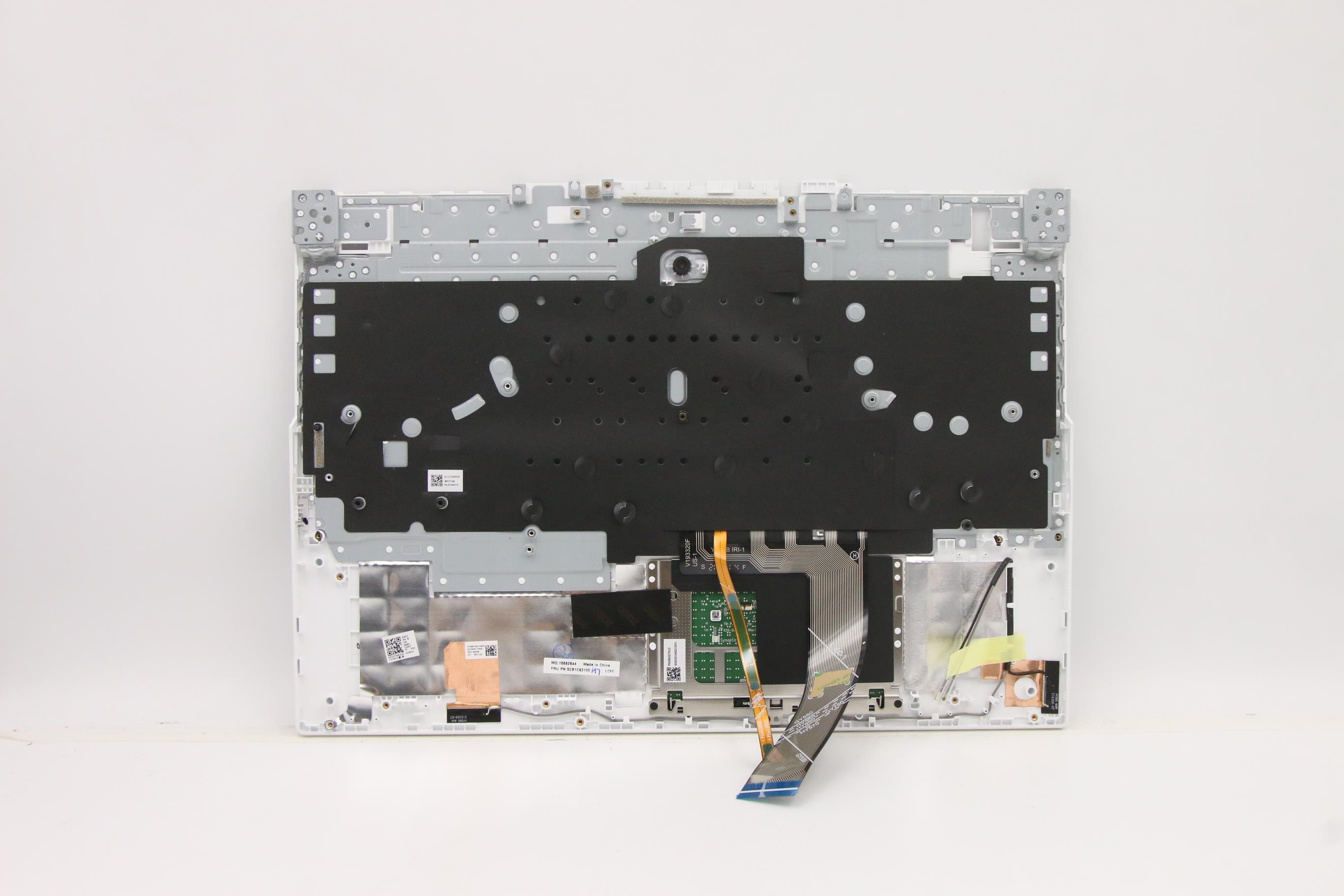 5CB1C93100 - Original Lenovo Keyboard with Upper Cover (Palmrest), English, Backlight