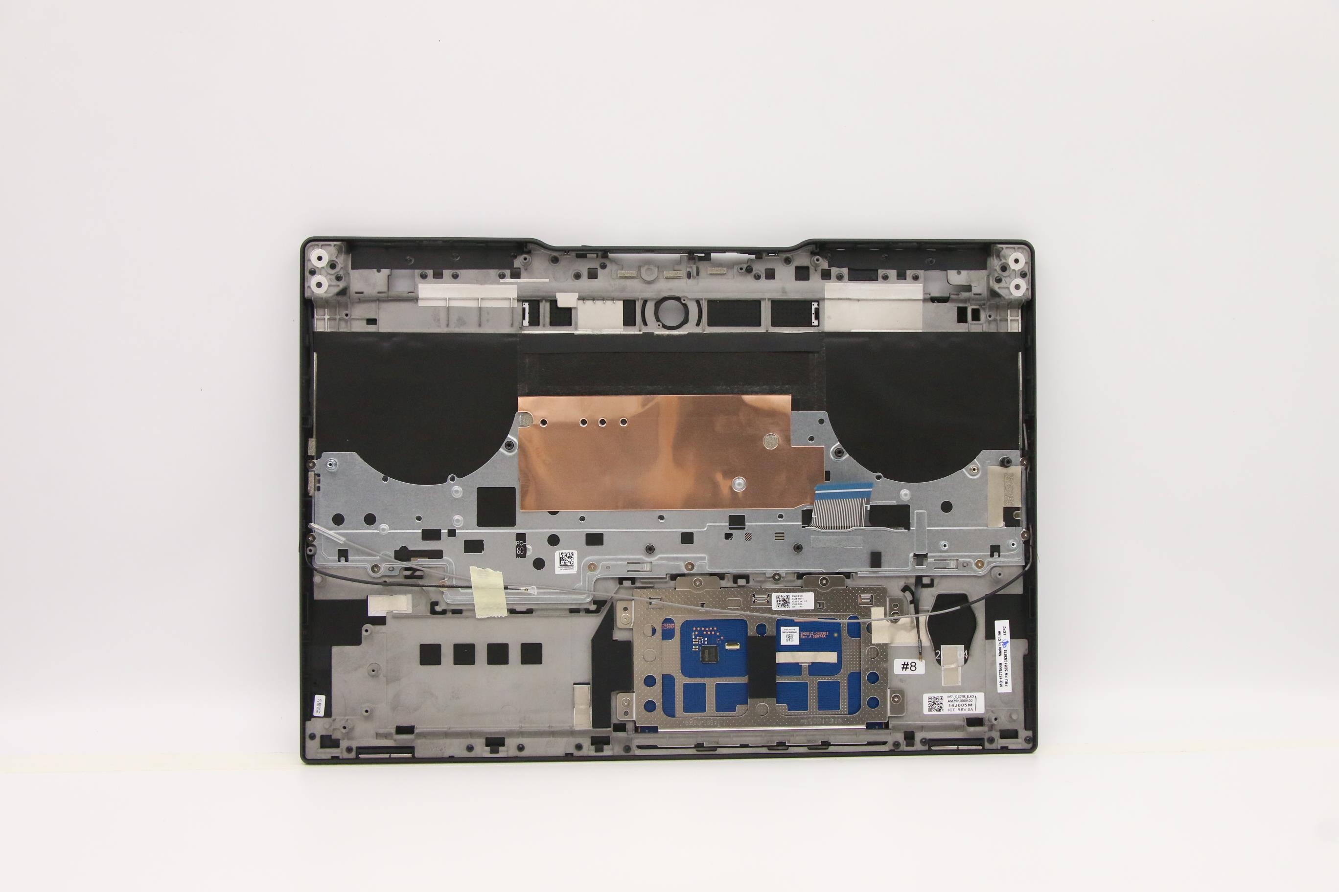 5CB1C93678 - Original Lenovo Keyboard with Upper Cover (Palmrest), English, Black, Backlight