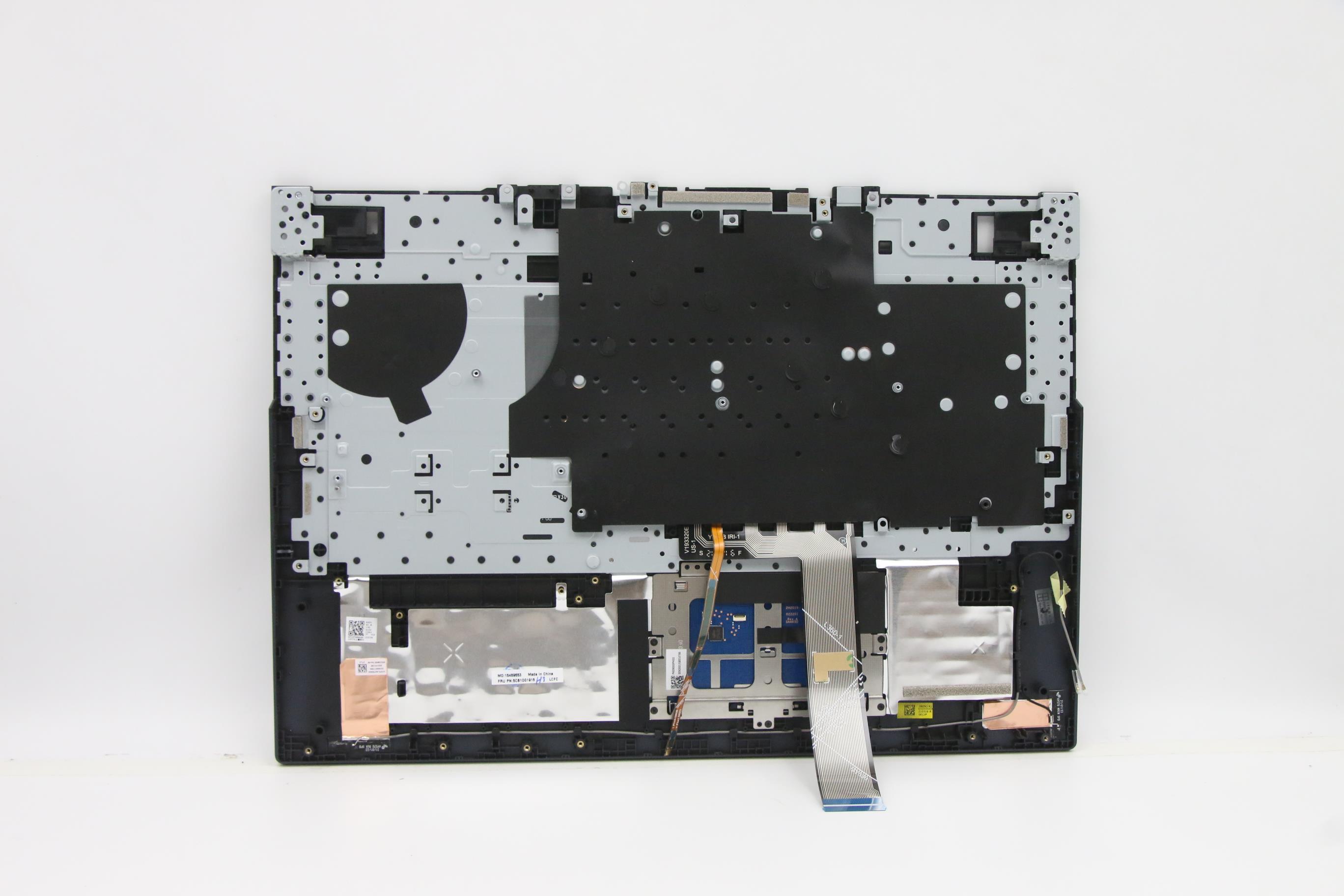 5CB1D01915 - Original Lenovo Keyboard with Upper Cover (Palmrest), English, Abyss Blue, Backlight