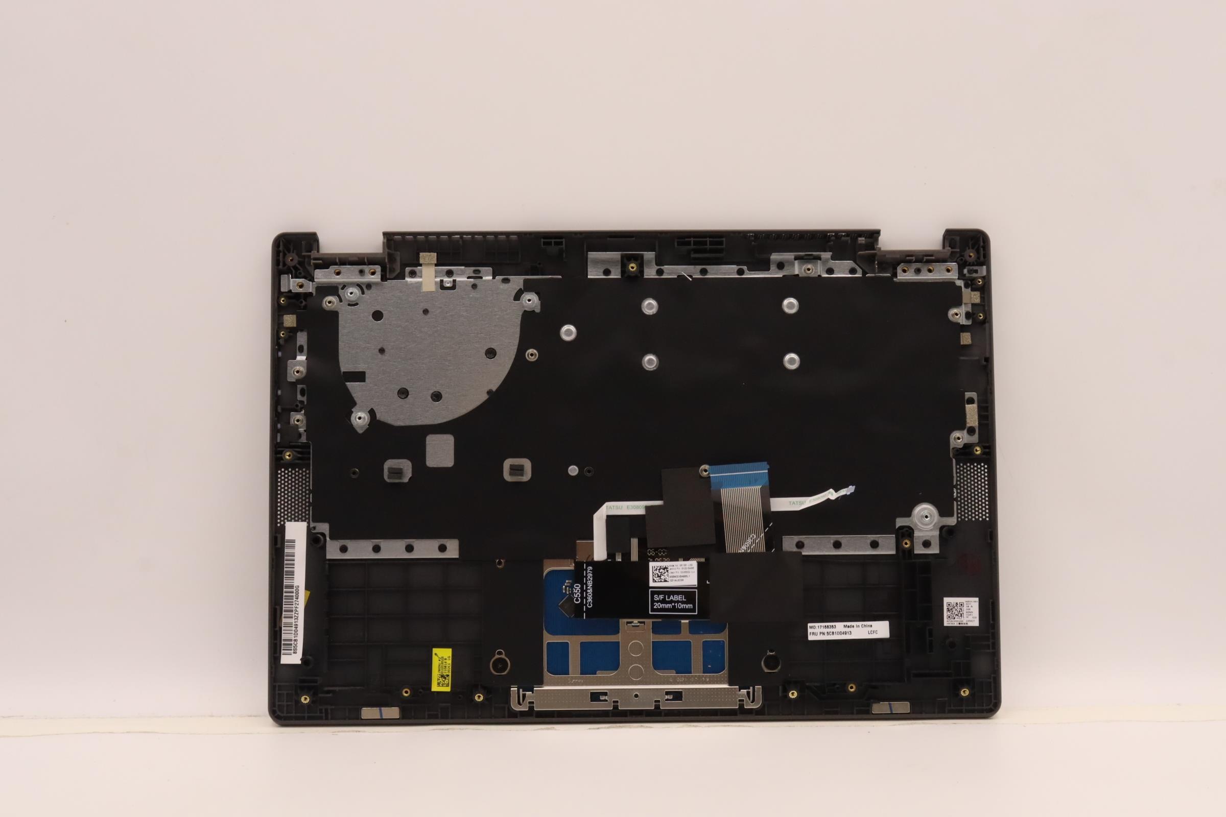 5CB1D04913 - Original Lenovo Keyboard with Upper Cover (Palmrest), English, L 82M7, Non Fingerprint, IG