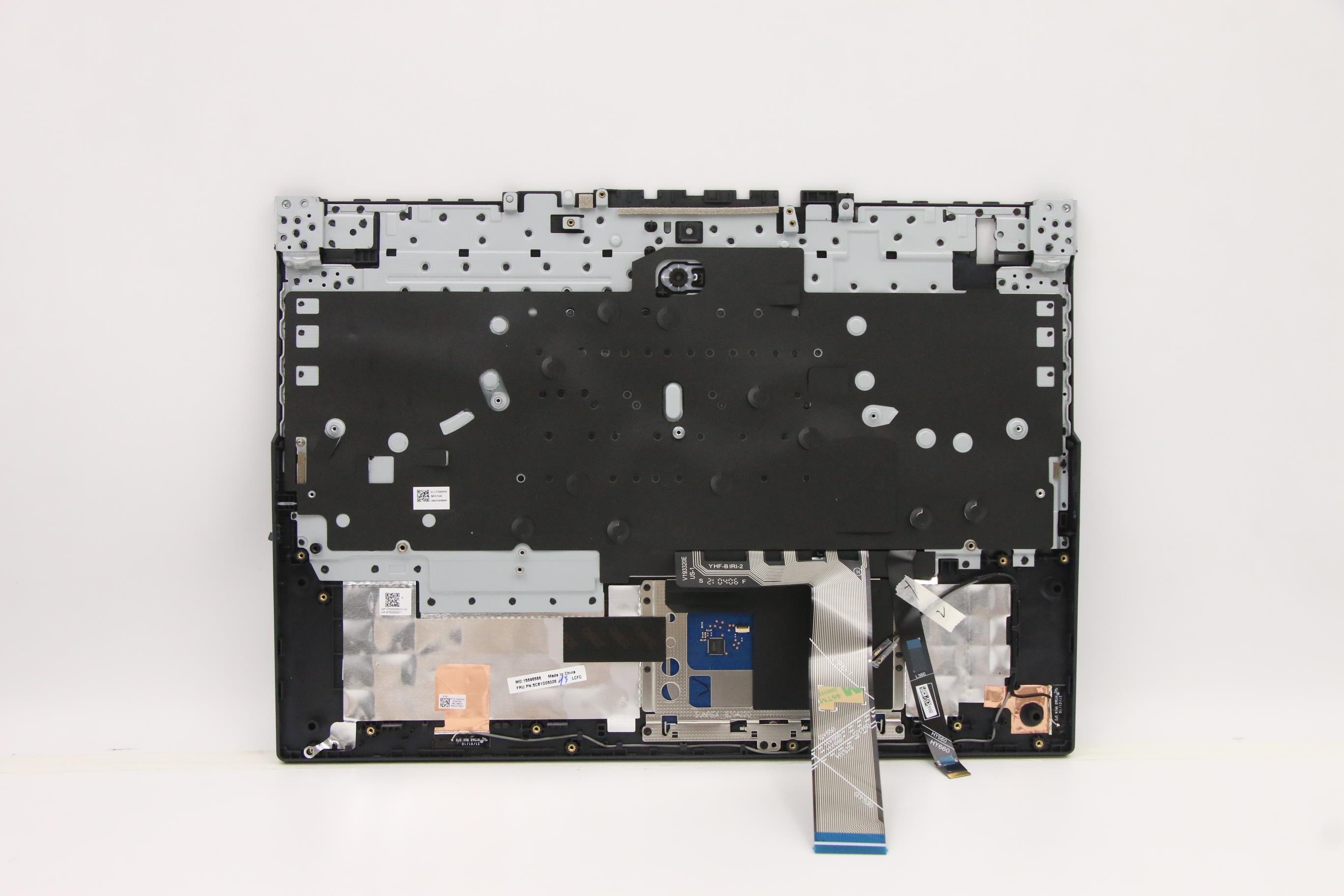 5CB1D05026 - Original Lenovo Keyboard with Upper Cover (Palmrest),English,Phantom Blue,RGB Backlight