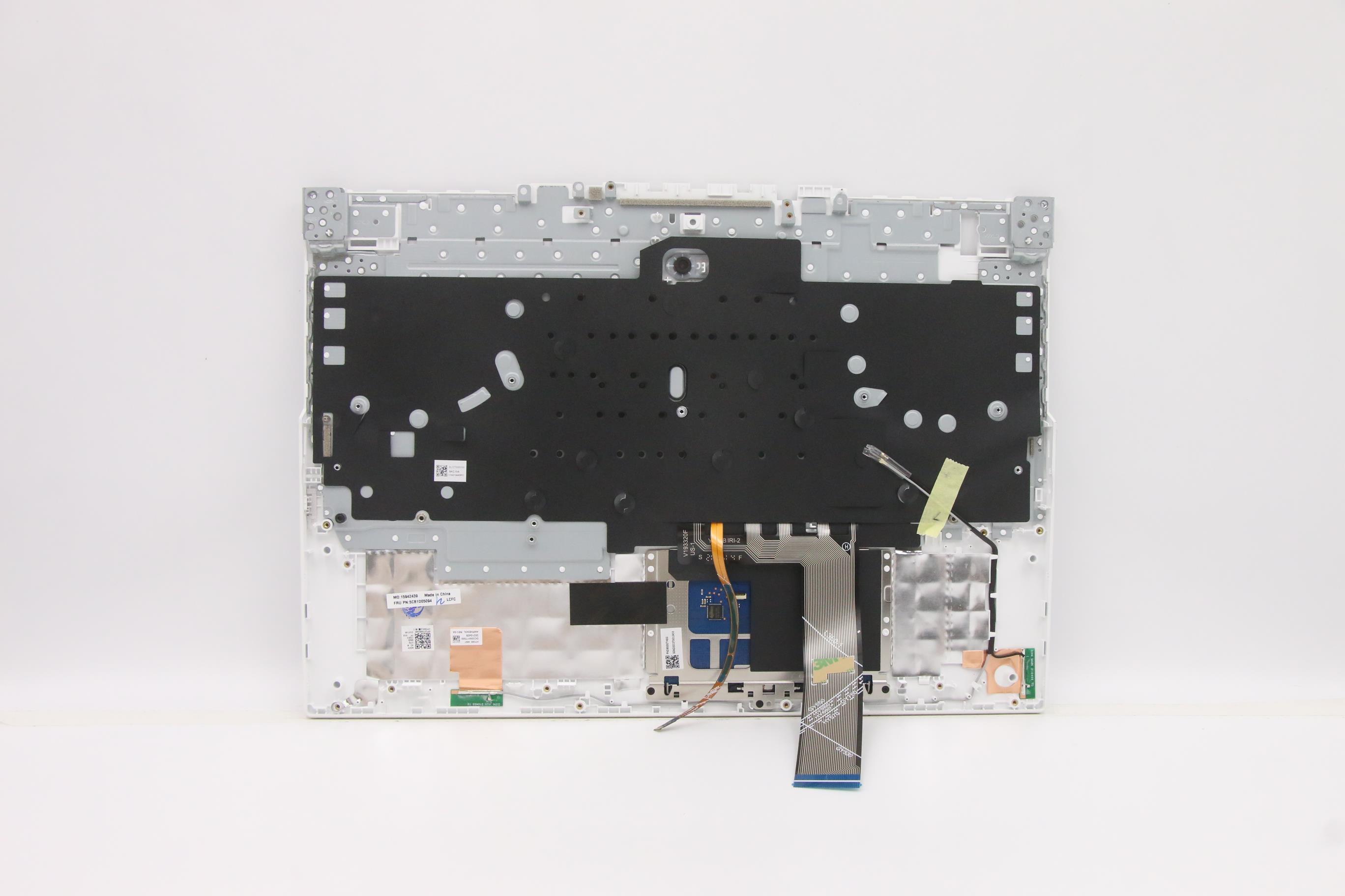 5CB1D05094 - Original Lenovo Keyboard with Upper Cover (Palmrest), English, Slate Grey, Backlight