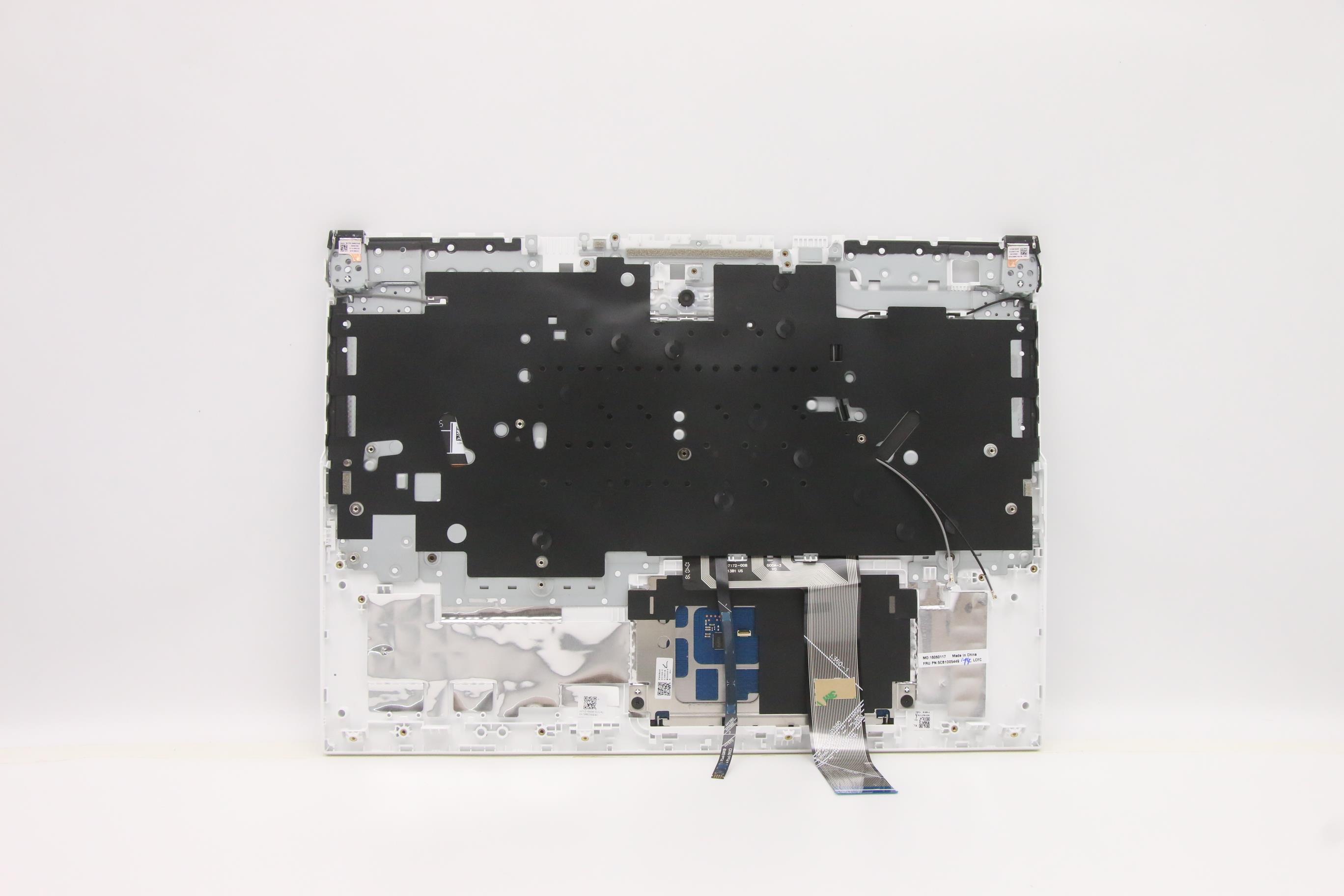 5CB1D05449 - Original Lenovo Keyboard with Upper Cover (Palmrest), English, 82JD, STw/BUWRF
