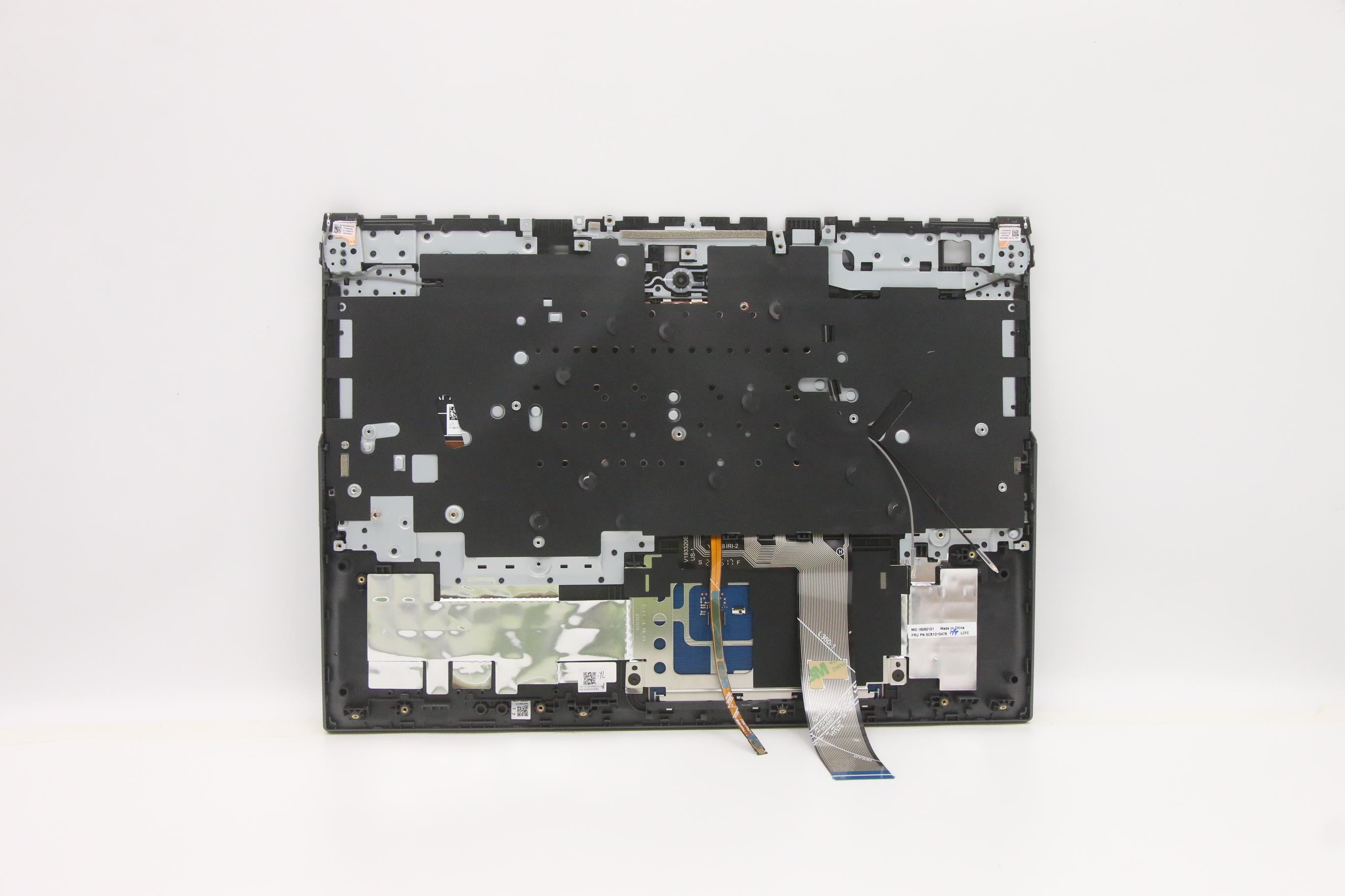 5CB1D10478 - Original Lenovo Keyboard with Upper Cover (Palmrest), English, 82JF, SGw/WHWRF