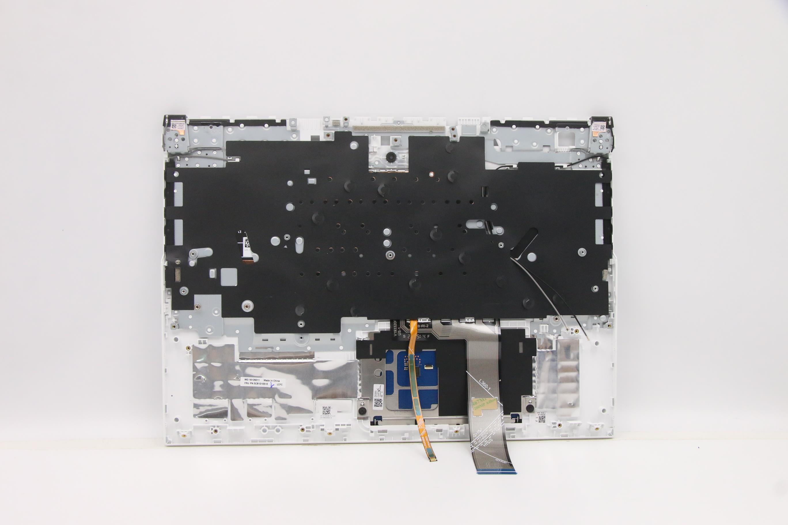 5CB1D10510 - Original Lenovo Keyboard with Upper Cover (Palmrest), English, 82JF, STw/BUWRF