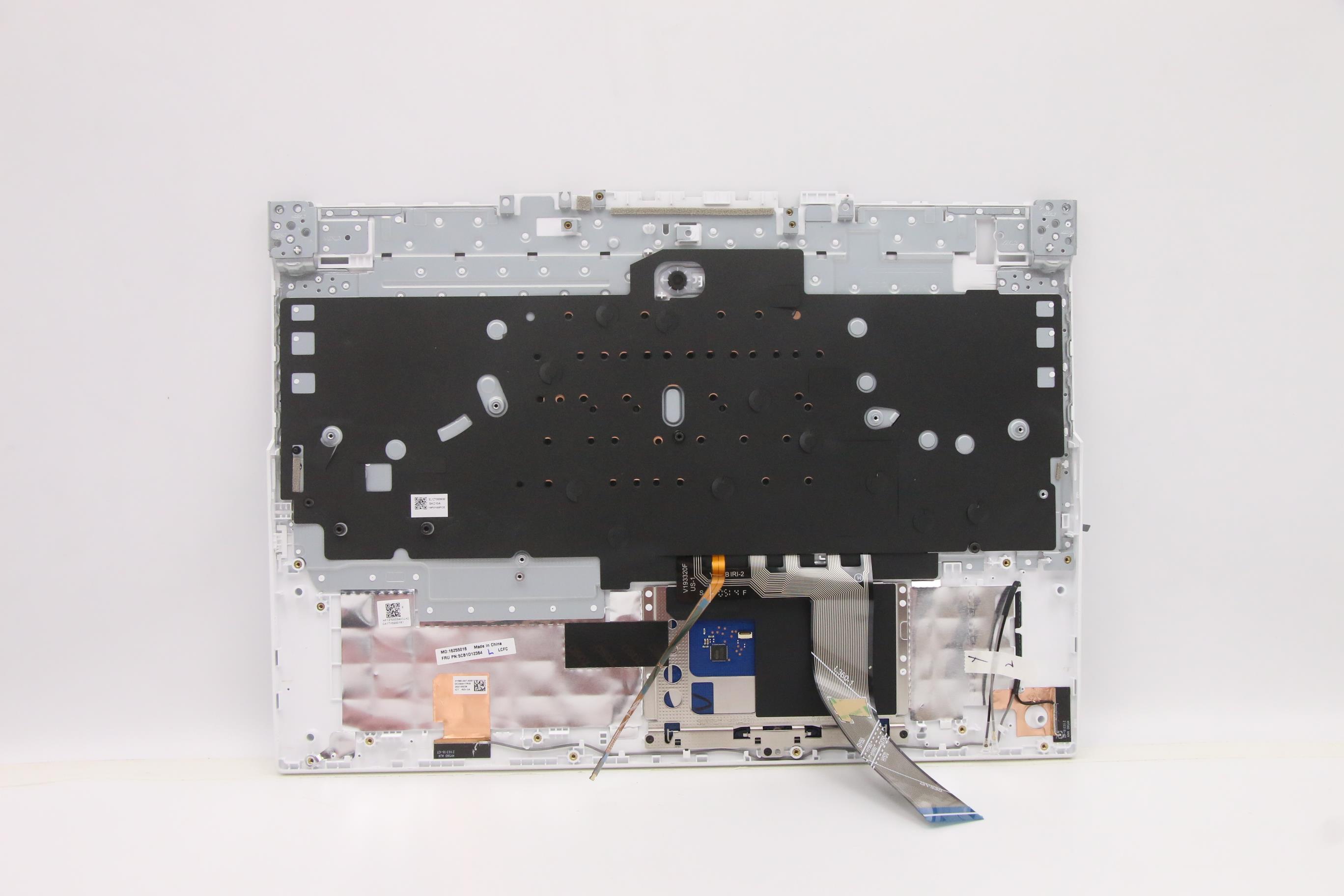 5CB1D12364 - Original Lenovo Keyboard with Upper Cover (Palmrest), English, 82JK, SG BU