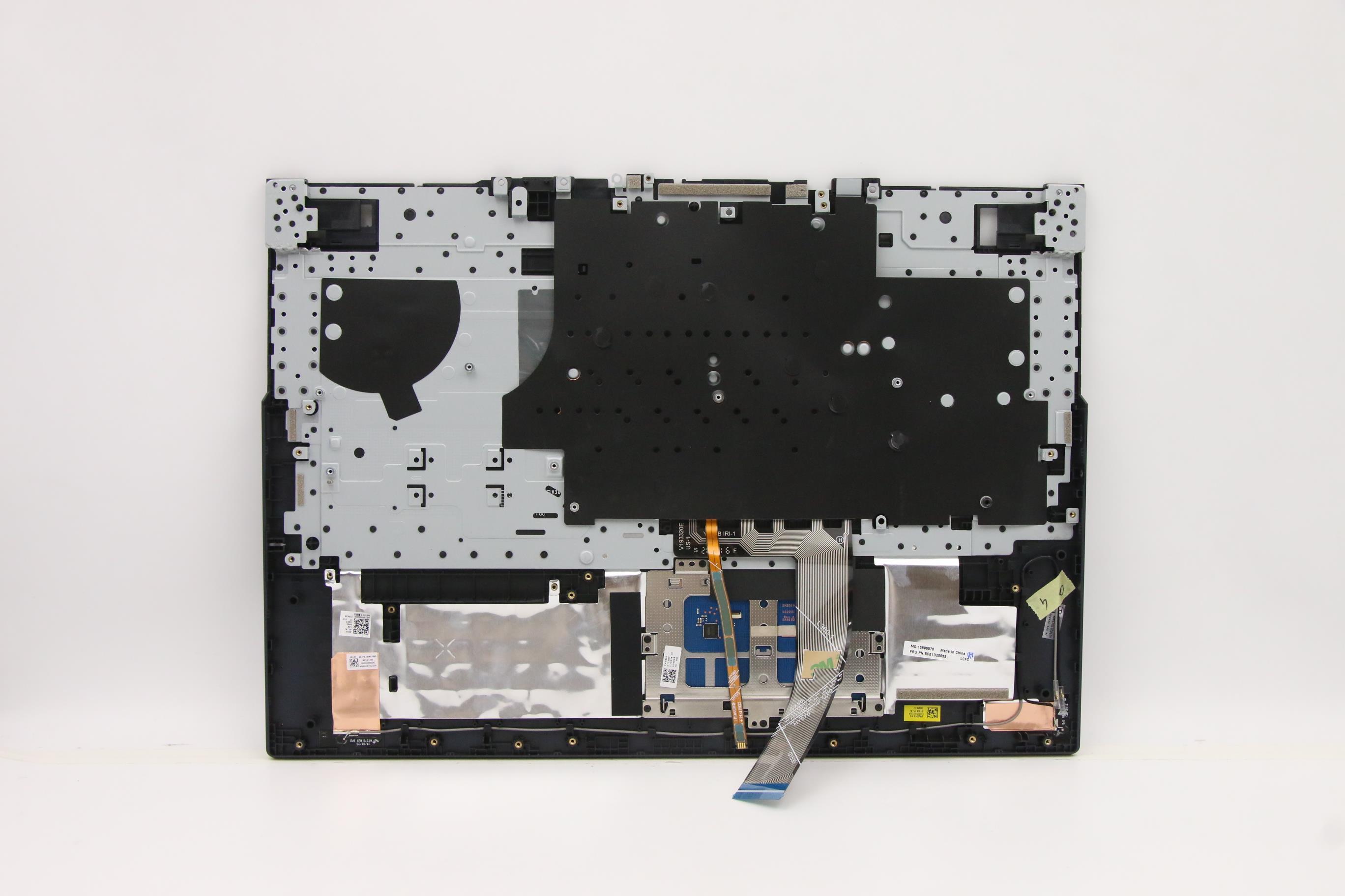 5CB1D20053 - Original Lenovo Keyboard with Upper Cover (Palmrest), English, Phantom Blue, Backlight