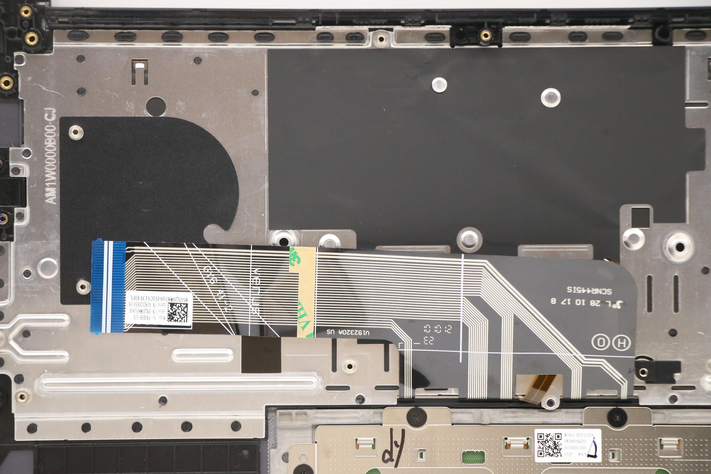 5CB1D34490 - Original Lenovo Keyboard with Upper Cover (Palmrest), English, 82NJ S/GDIS