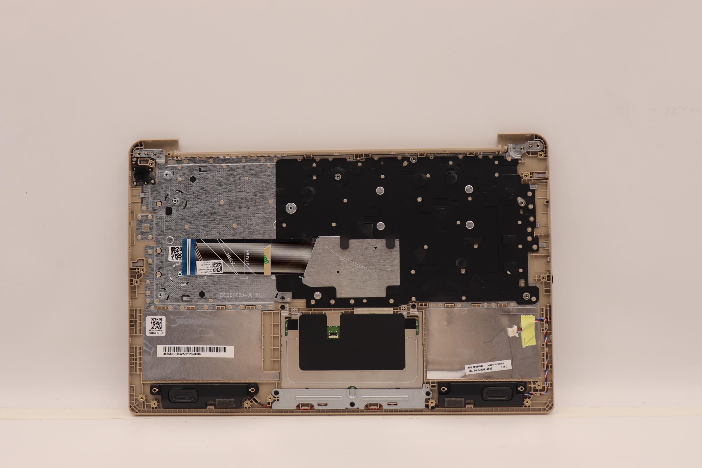 5CB1E19802 - Original Lenovo Keyboard with Upper Cover (Palmrest), English, 82LV, Non Fingerprint, SA